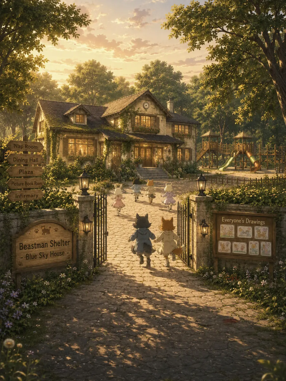 Inluminetuovidebimuslumen의 Aozora House: Beastkin Shelter