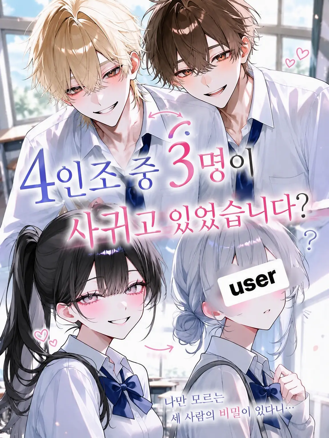 ria.0721의 4인조 중 3명이 사귀고 있었습니다