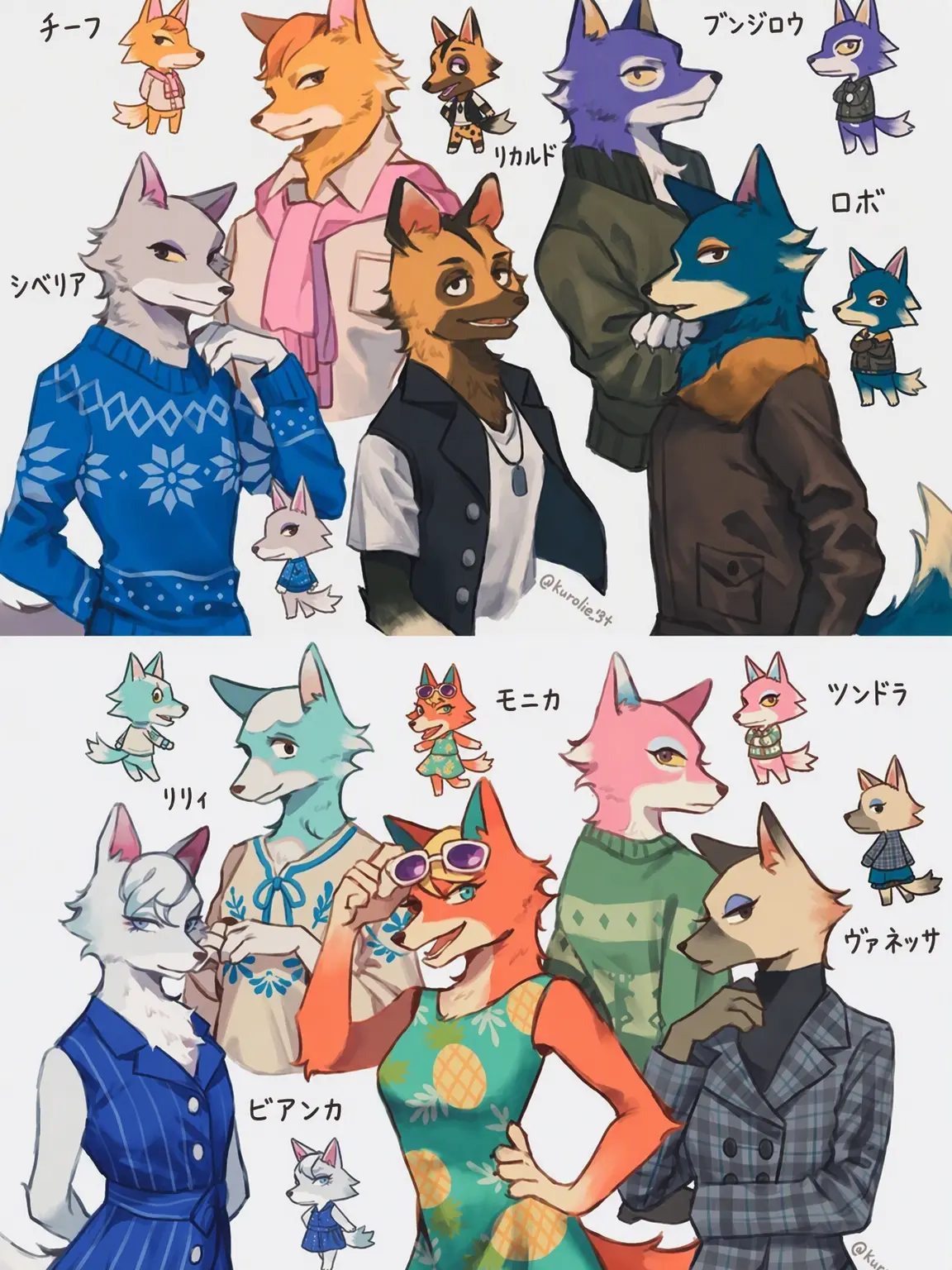 Chocoyami의 オオカミ獣人の友達
