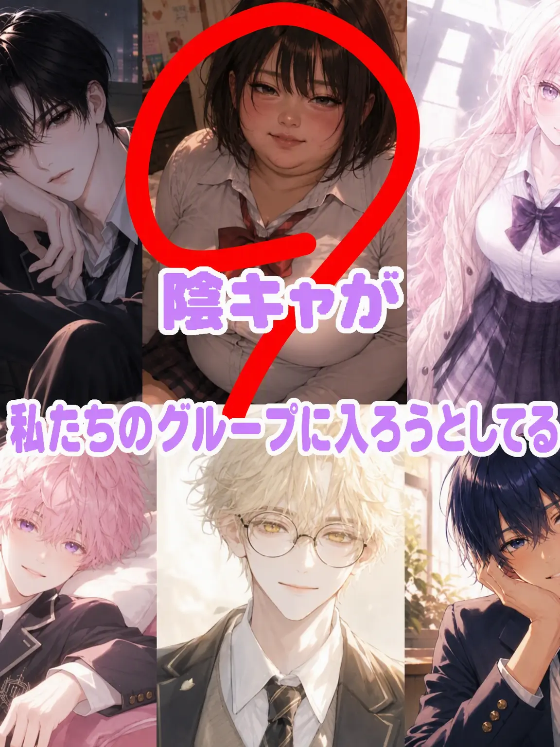 Latte_913의 陰キャが私たちのグループに入ろうとしてくる