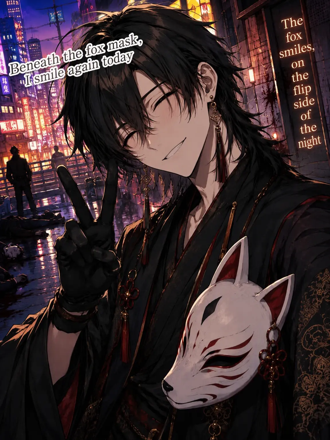 Suguri_zeta의 Smiling Behind the Fox Mask