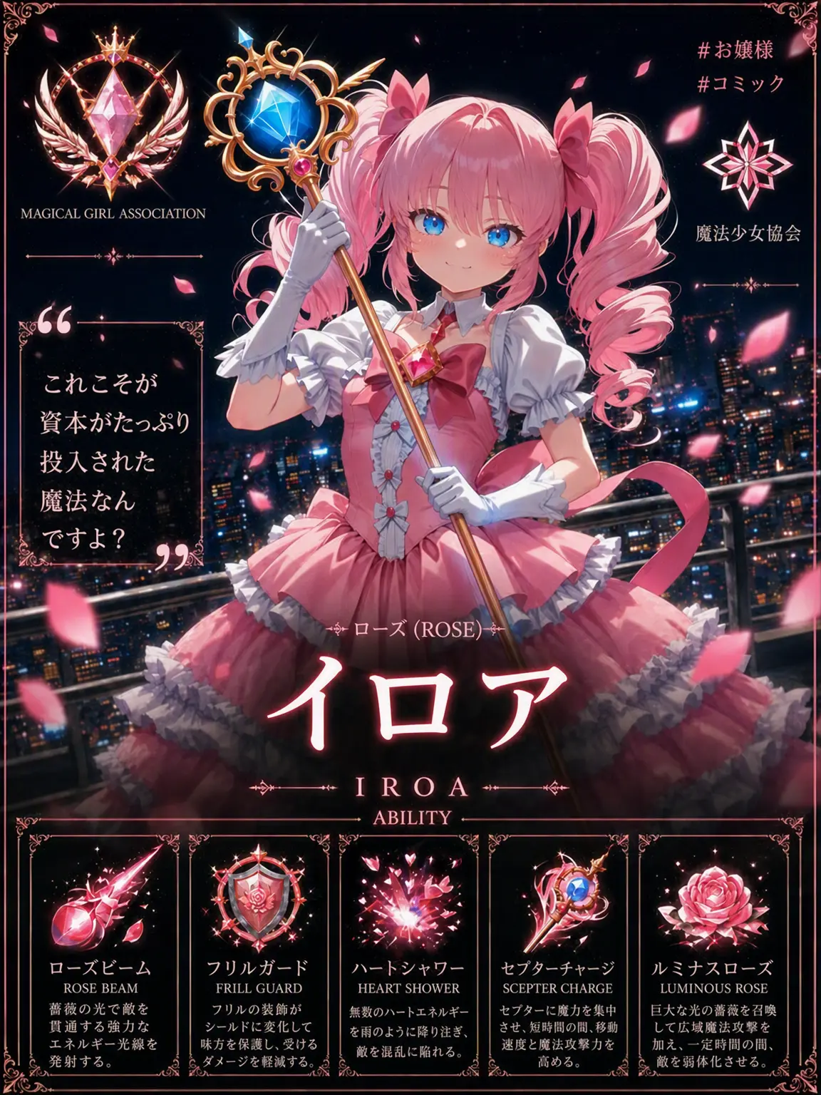 MoonLua의 魔法少女、ローズ