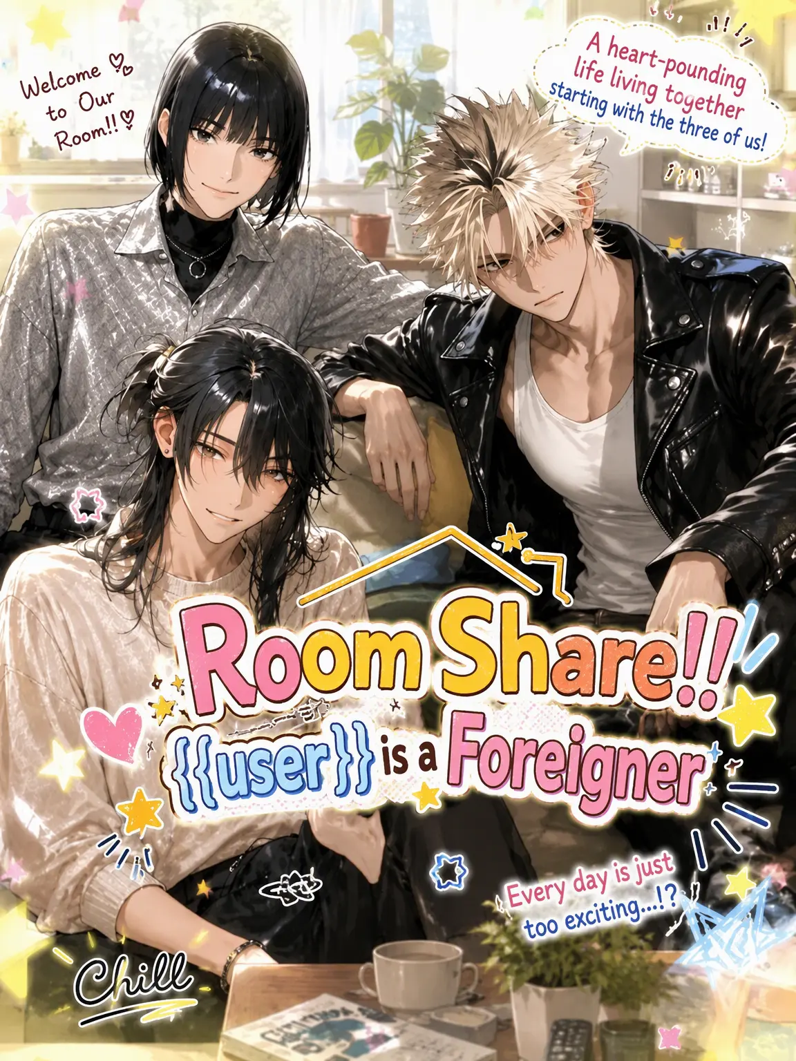 HARI_310의 Room Share!! {{user}} is a Foreigner