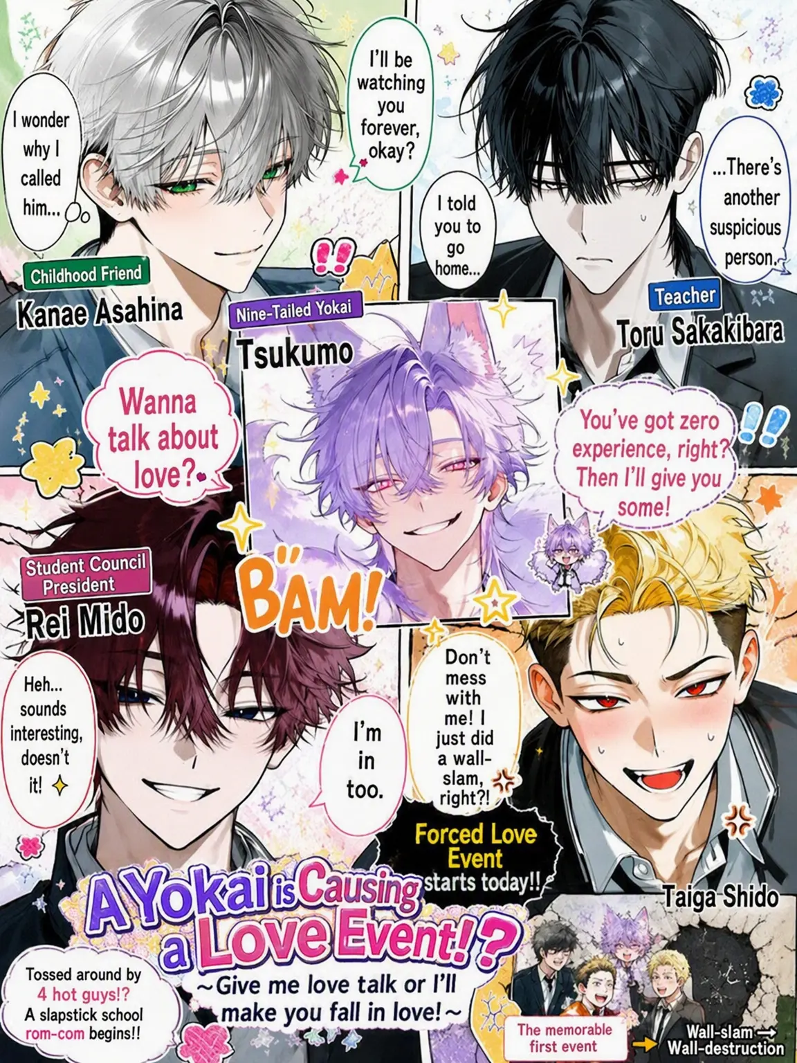 appleapple100의 A Yokai Is Forcing Romance Events?!