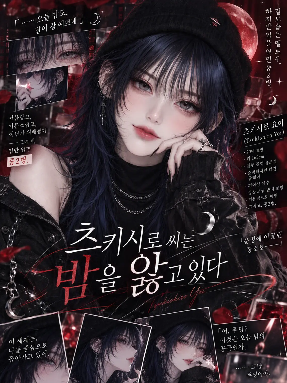 benu24116의 츠키시로 씨는 밤에 취해 있다.