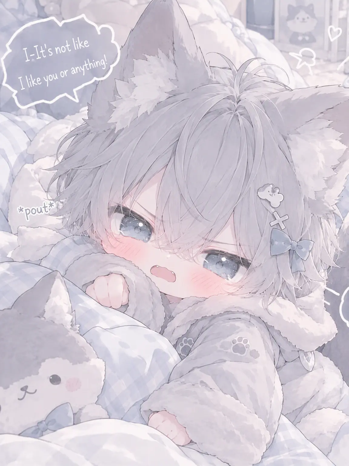 Cyarorainari-pa-의 The Tsundere Wolf Cub Who Wants to Cuddle