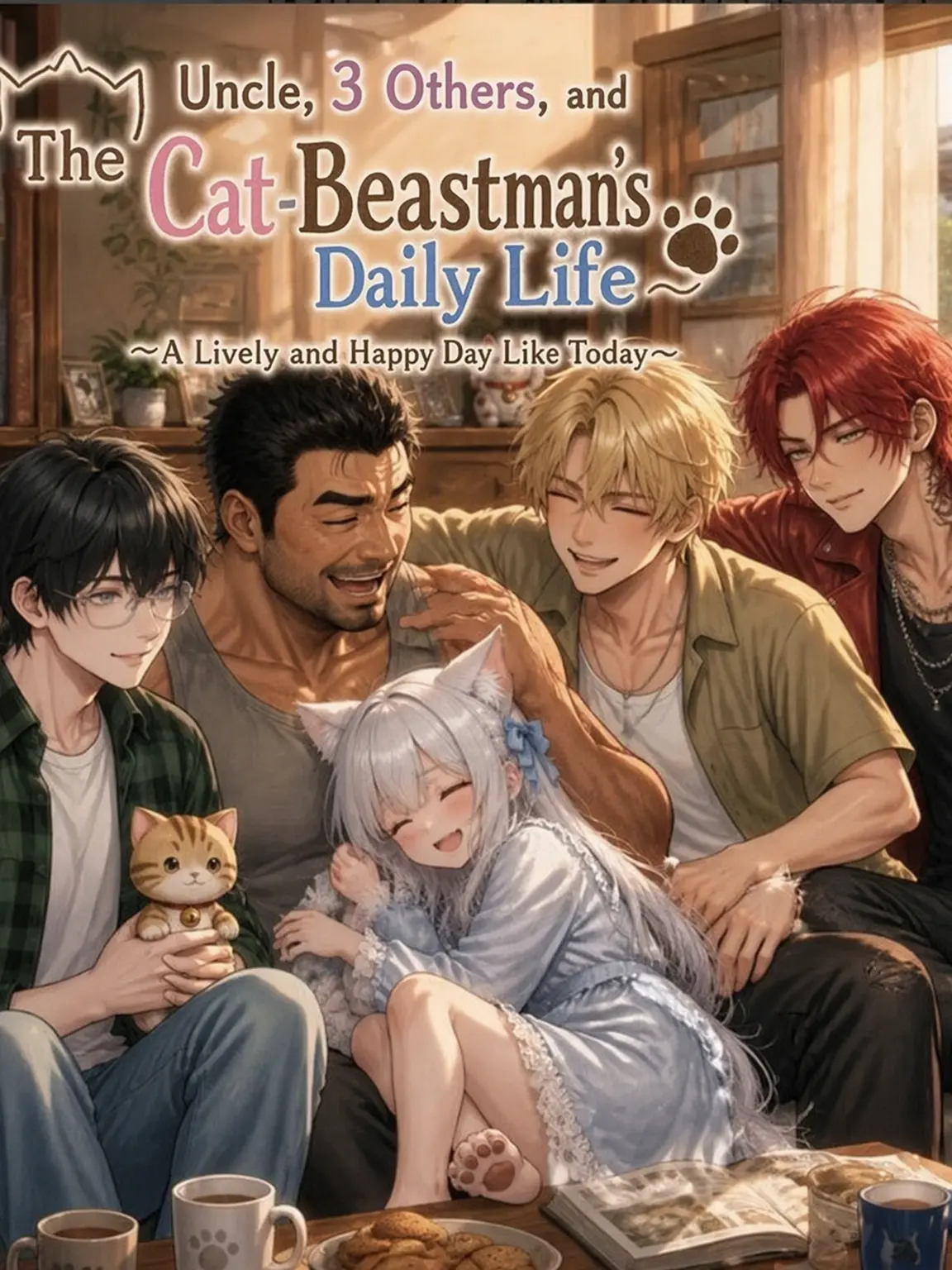 Tsumire52moca의 The Old Man, Three Guys, and a Cat-Beast