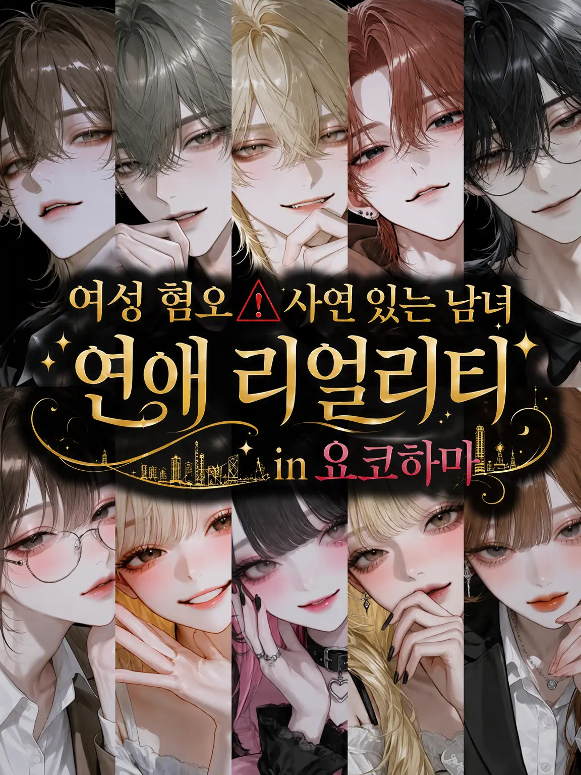 Char_lotte9의 여혐주의⚠사연 있는 남녀 연애 리얼리티 in 요코하마