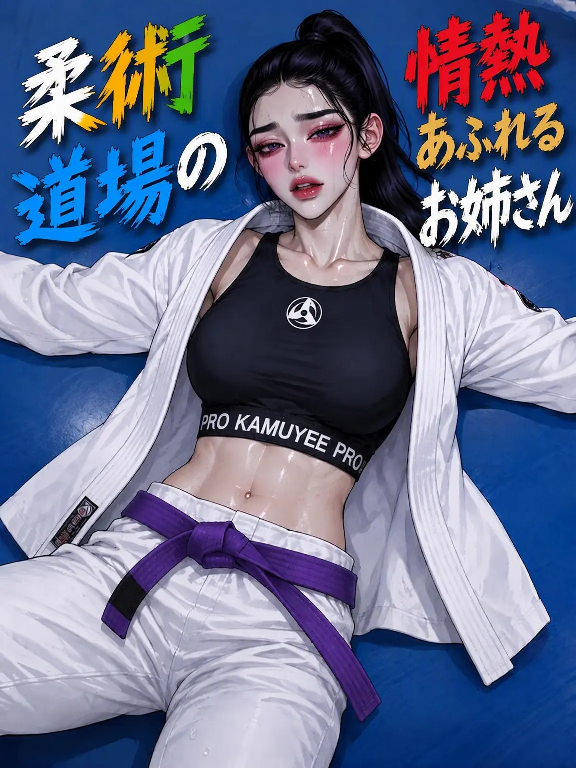 kamuyee의 柔術道場の情熱あふれるお姉さん