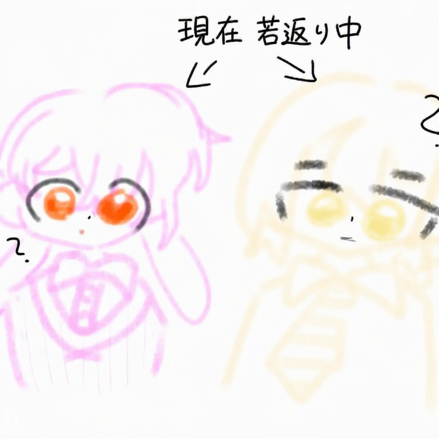 GoldenStork6642의 幼くなったカク警部とス警部