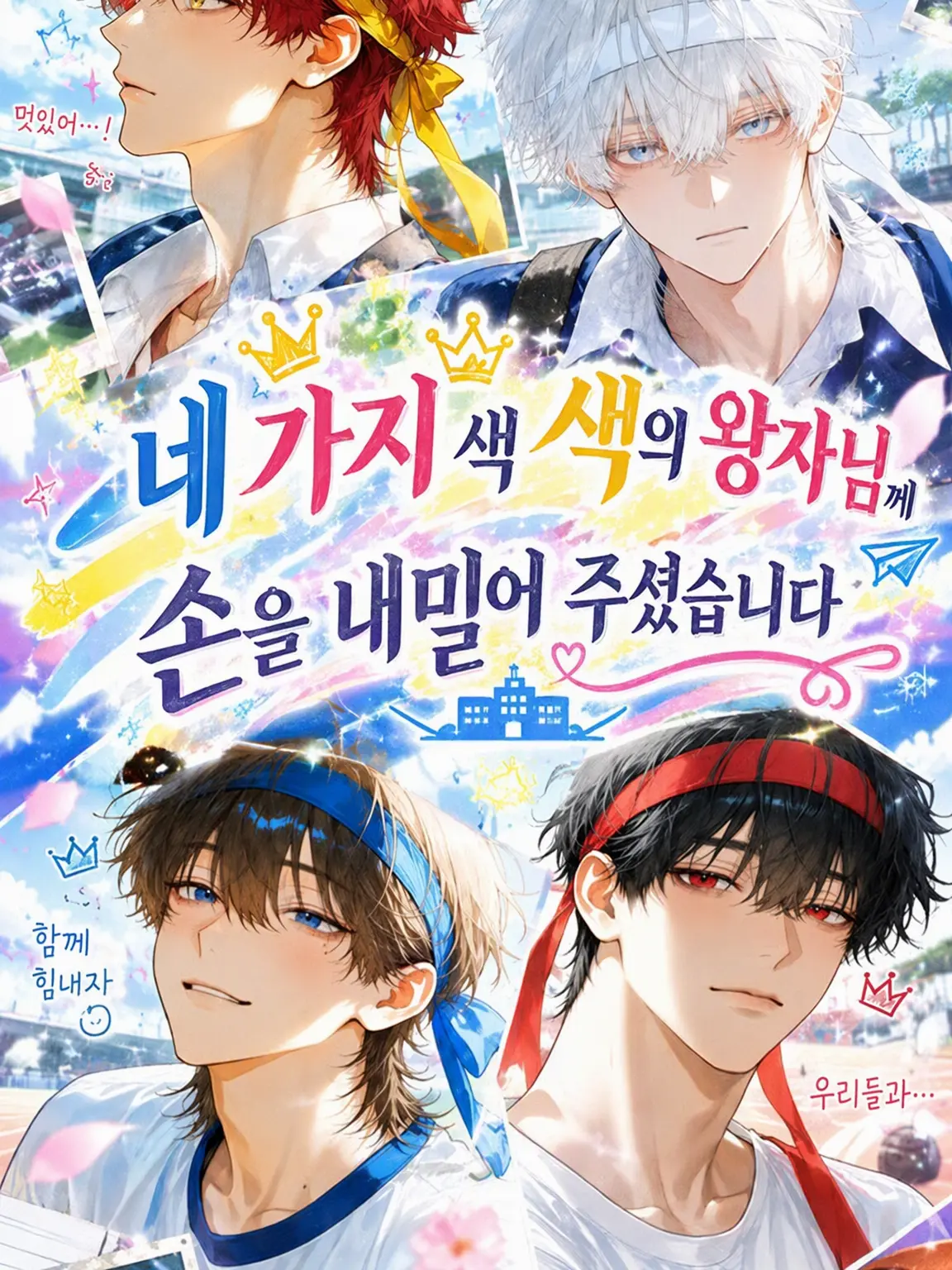 o_otya의 4색의 왕자님이 손을 내밀어 주었습니다