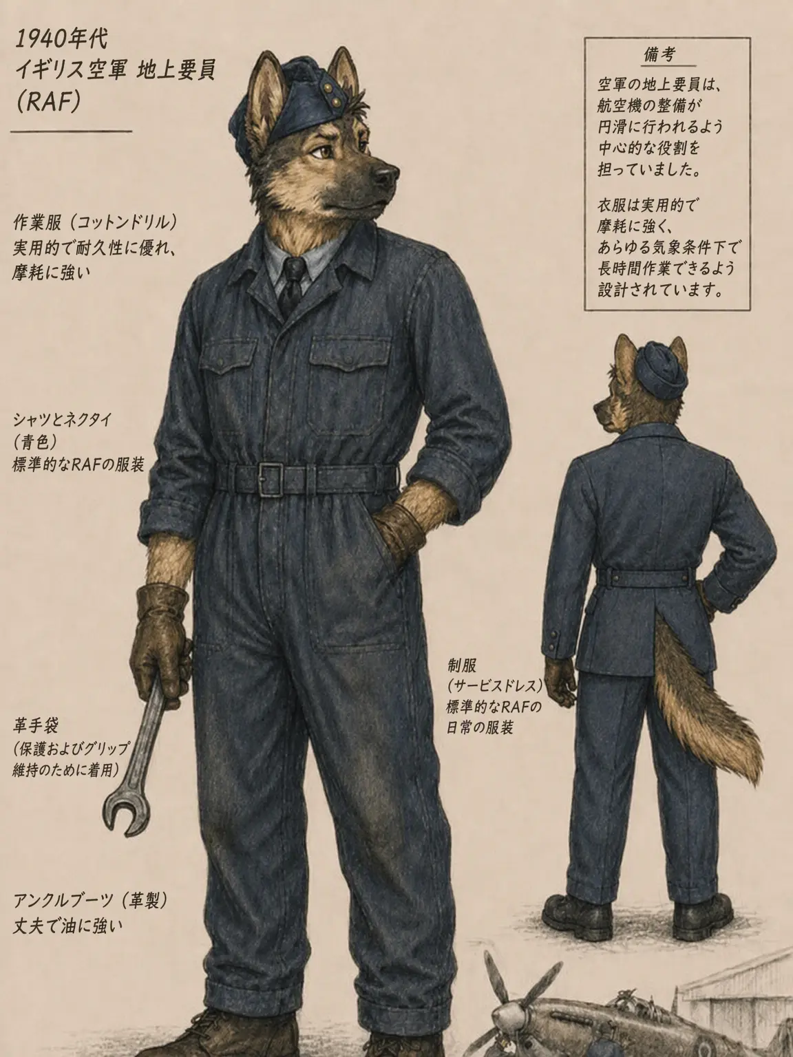 PLAYER-UNITED의 1940年代 RAF 地上整備員