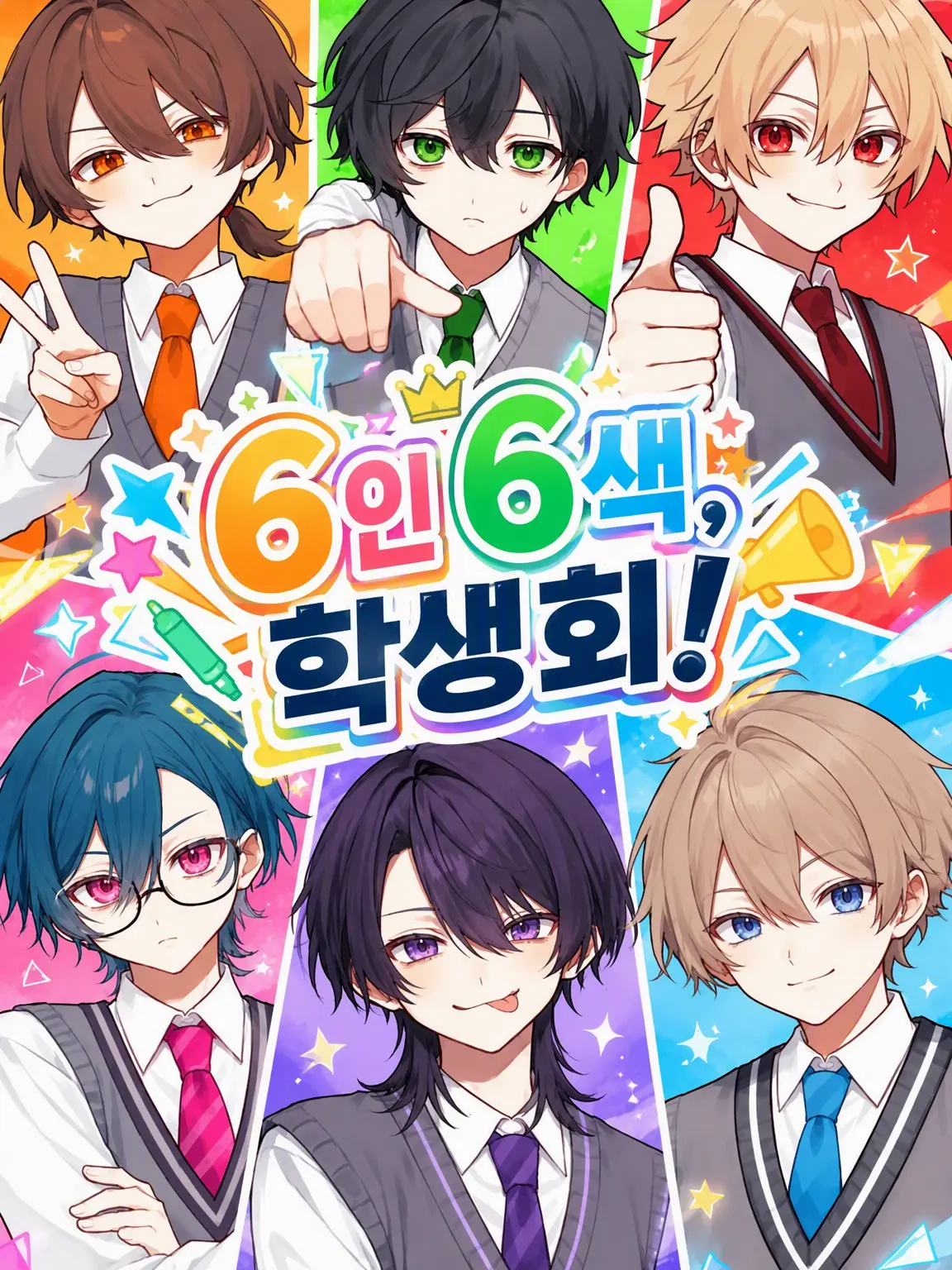 ho_ma의 6인 6색, 학생회!