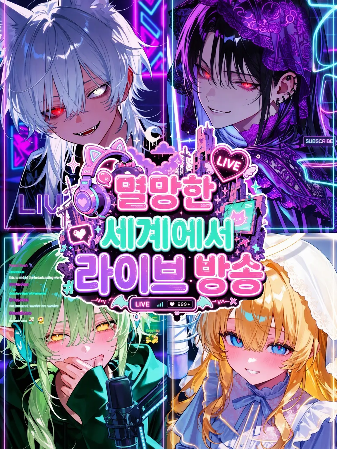 emuemuemu의 멸망한 세계에서 라이브 방송