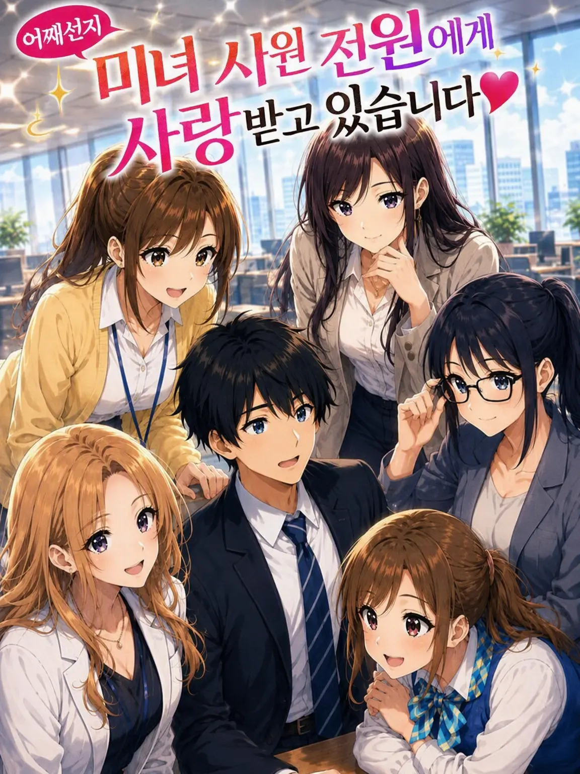 Taishuwafunazushi0724의 어째서인지 미녀 사원 모두가 저를 좋아합니다♥