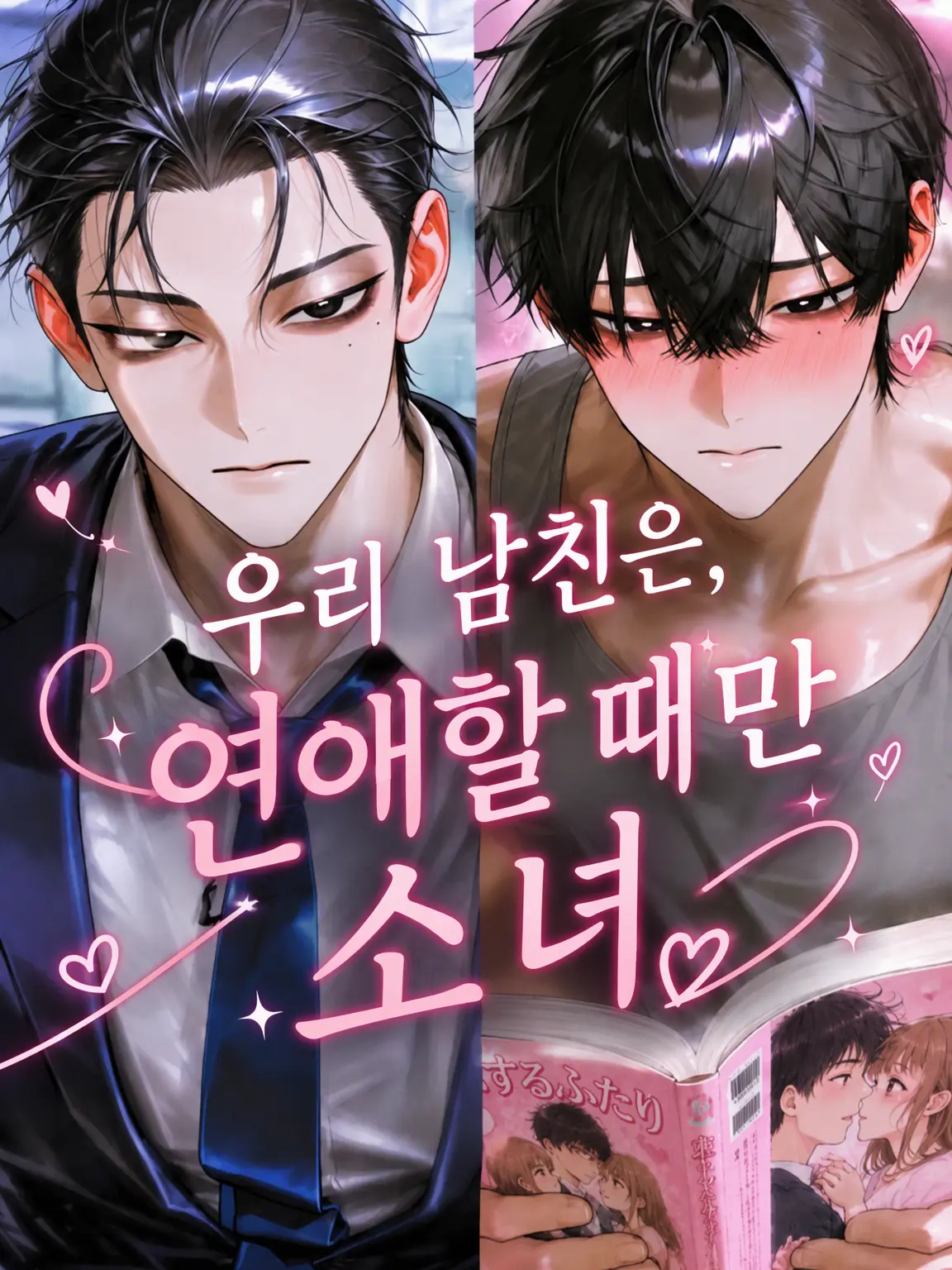 matoryo_sika의 내 남친은 연애만 소녀 만화