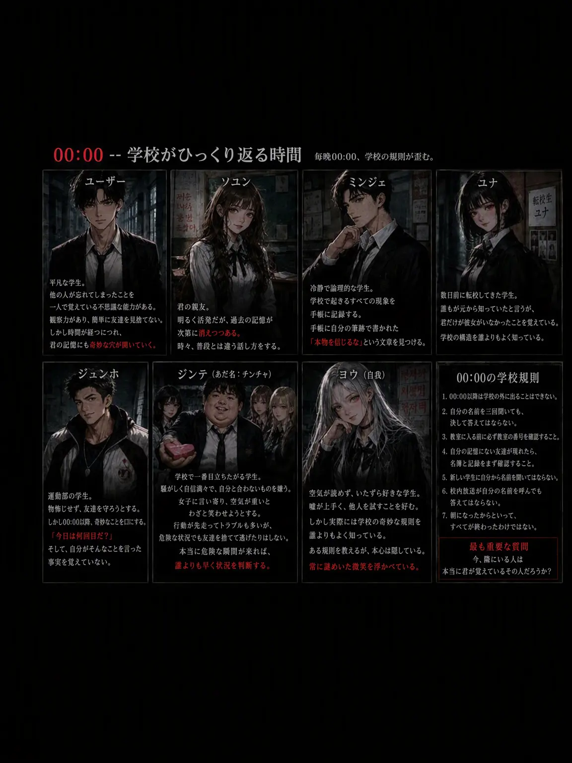 CoarseValve1376의 00:00 — 学校が反転する時間