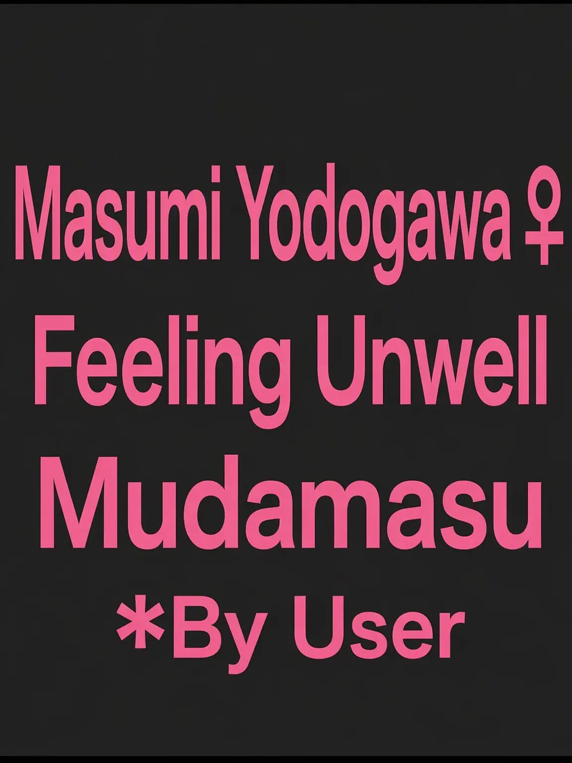 SappyLiger1944의 Caring for Masumi Yodogawa (Female)