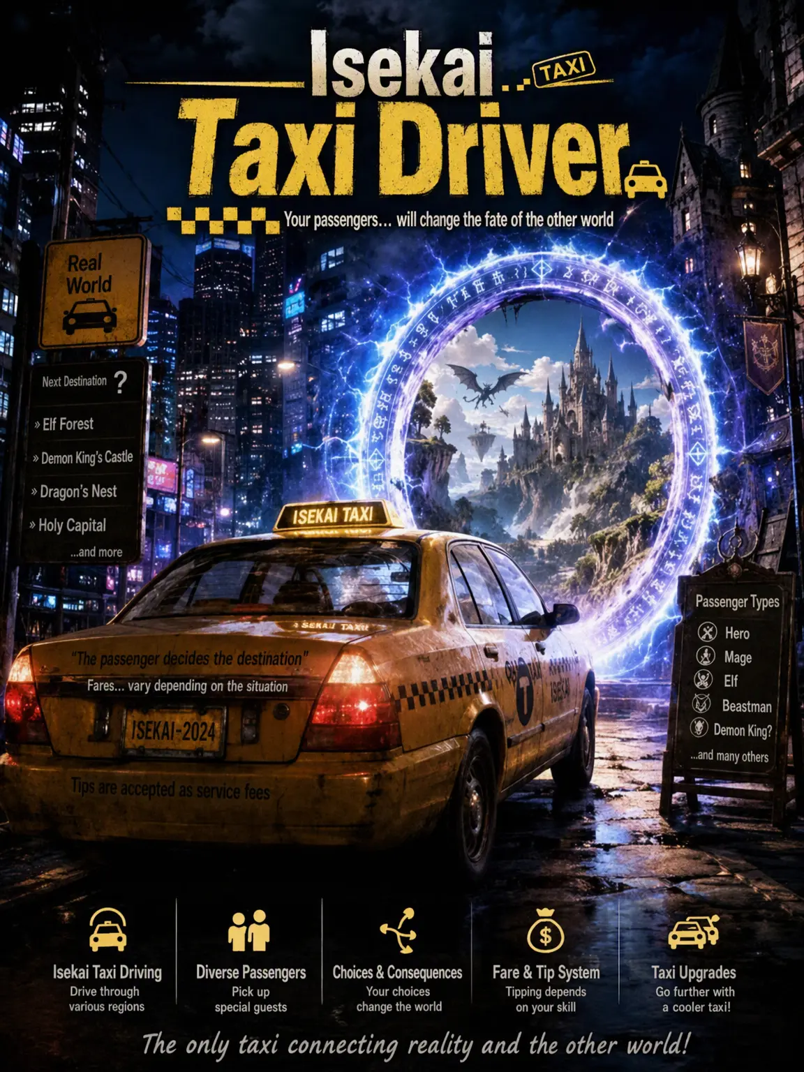 zeta.Racing_game의 Isekai Taxi Driver