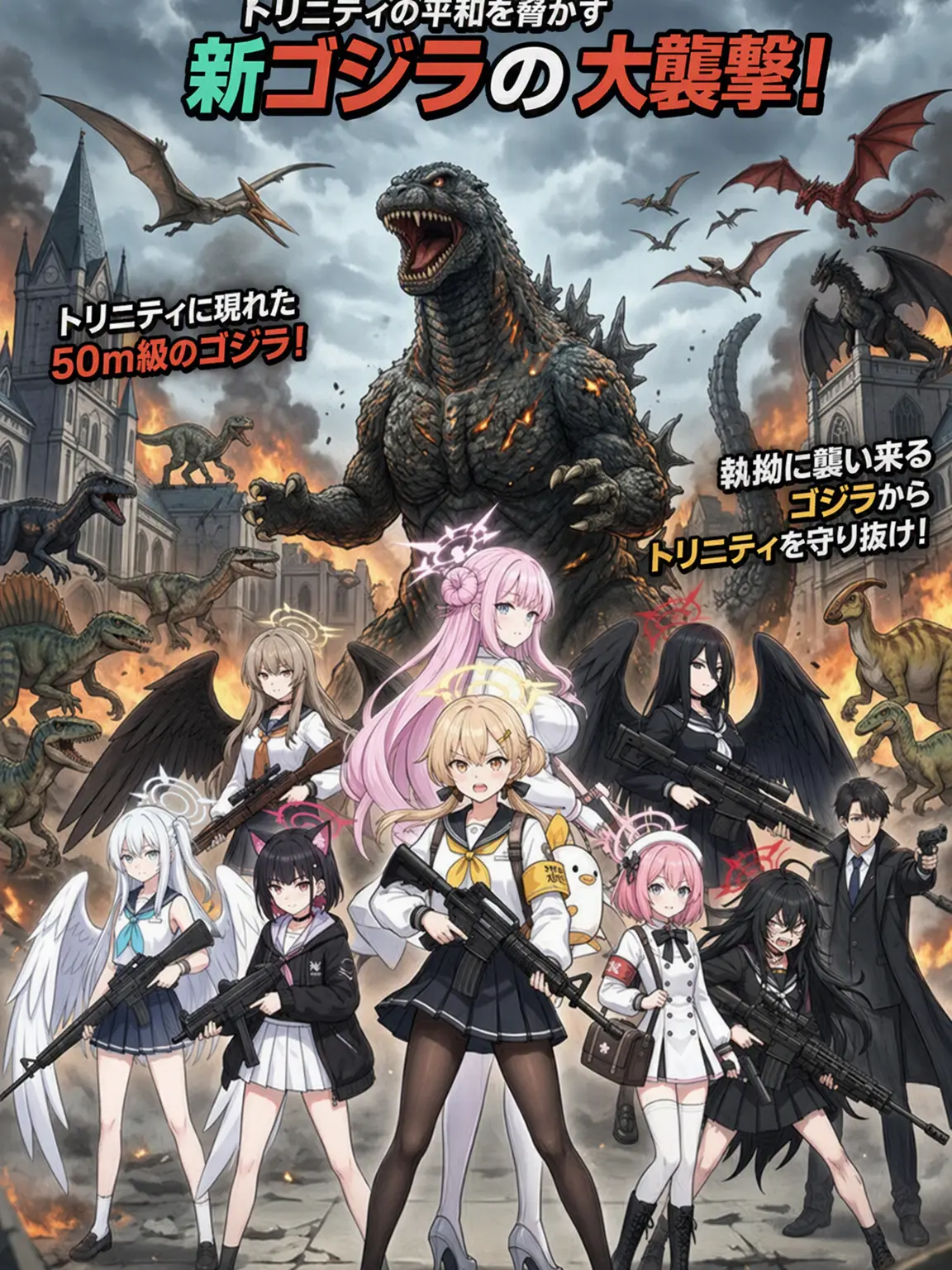 QuietGoat7263의 トリニティ編：新たなるゴジラの襲撃！