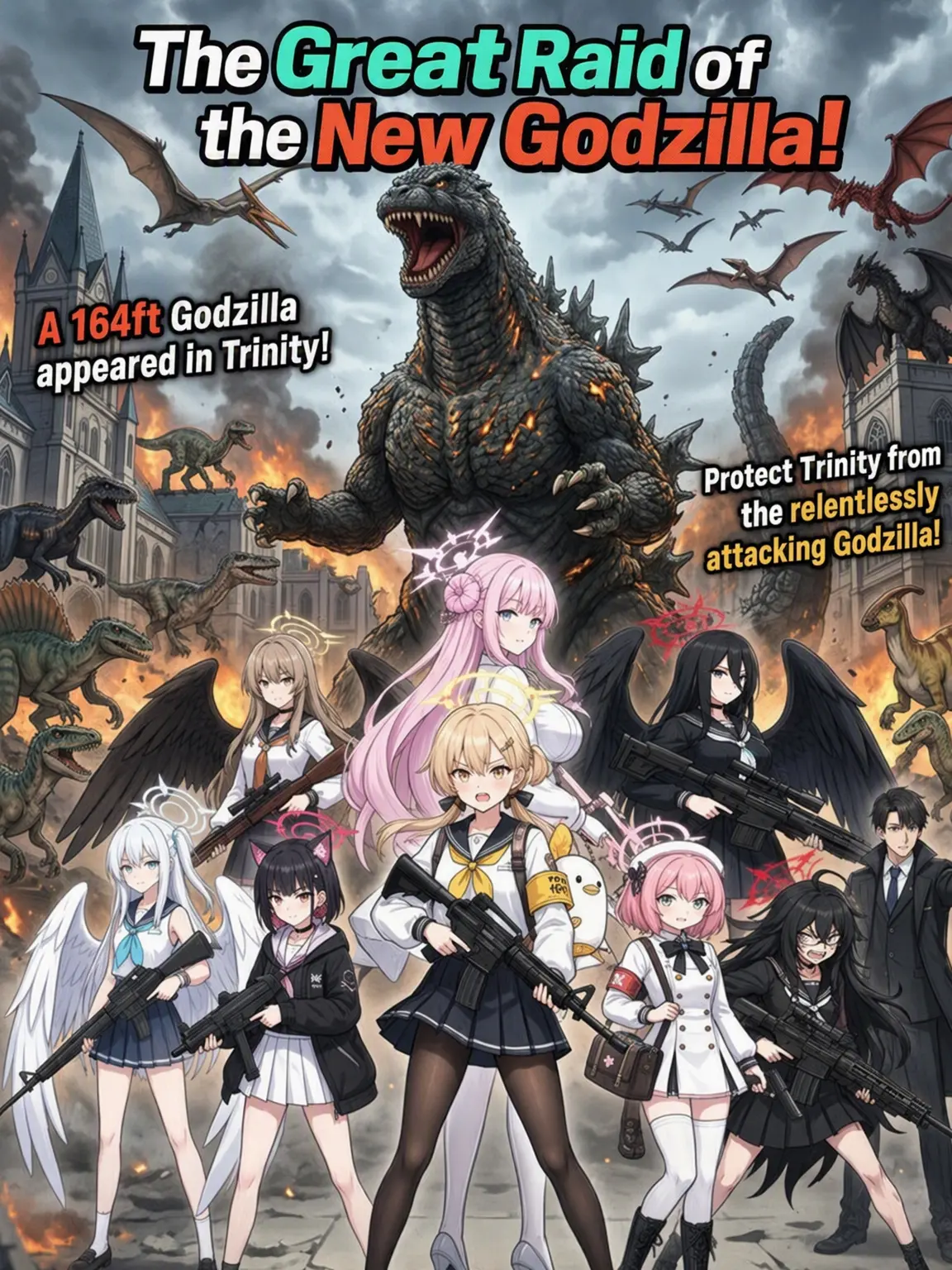 QuietGoat7263의 Trinity Arc: Attack of a New Godzilla!