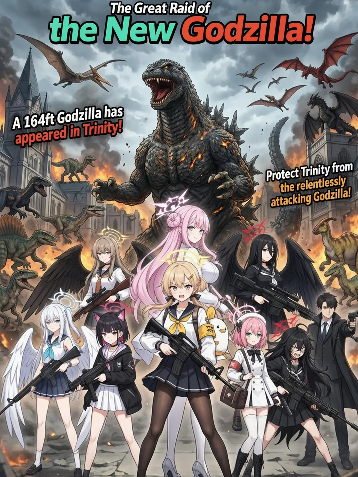 QuietGoat7263의 Trinity Arc: Attack of the New Godzilla!