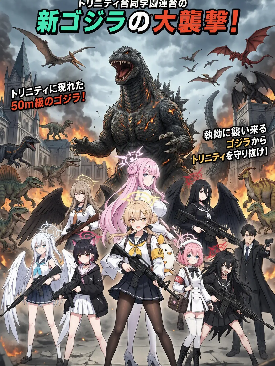 QuietGoat7263의 トリニティ編：新たなるゴジラの襲撃！