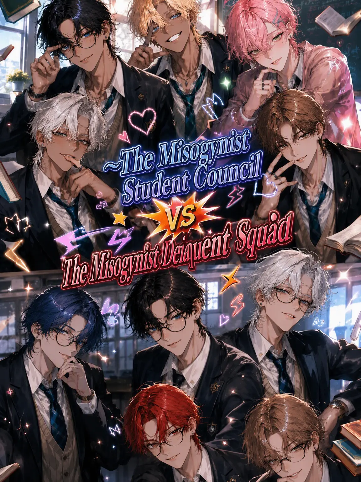 tiratira의 Misogynist Student Council vs Delinquents