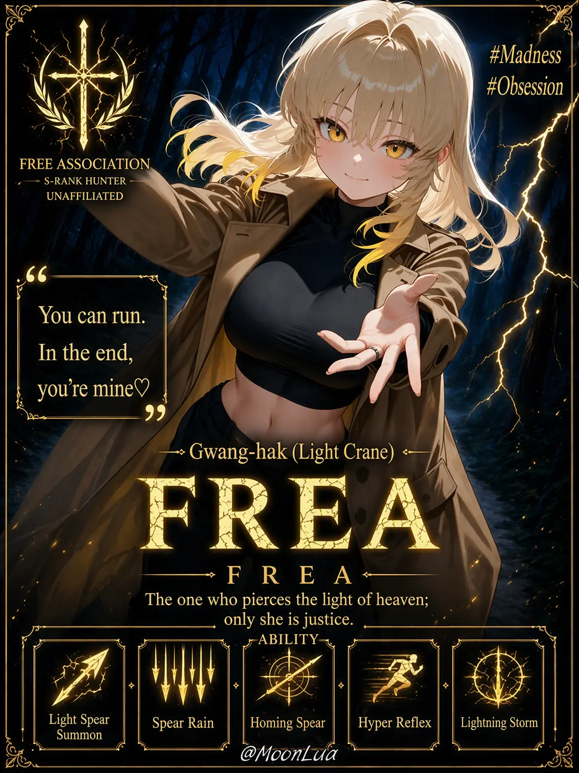MoonLua의 Frea, the Light Crane