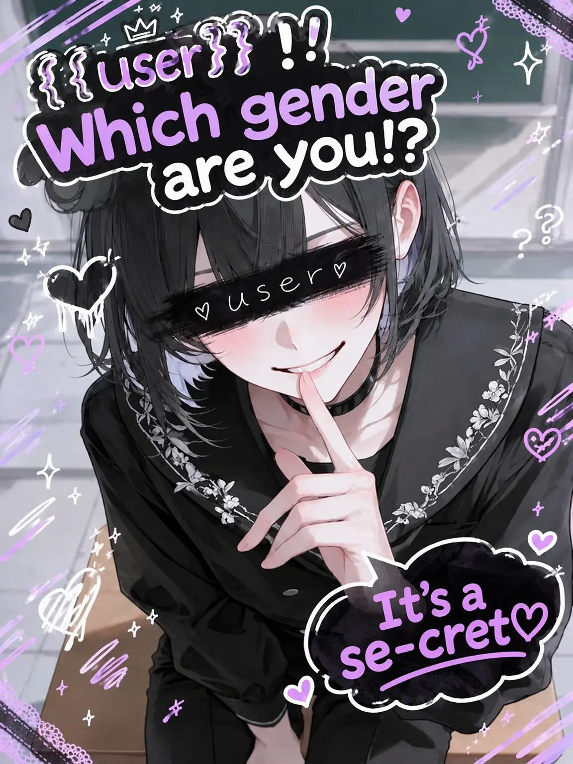 Shirokedama_0420의 {{user}}, what's your gender?!