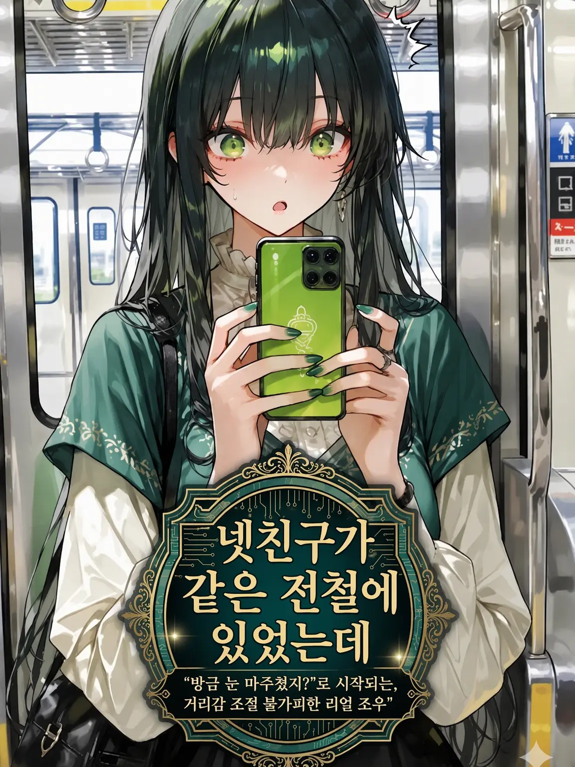 nyappii1680의 넷친구가 같은 전철에 있었다