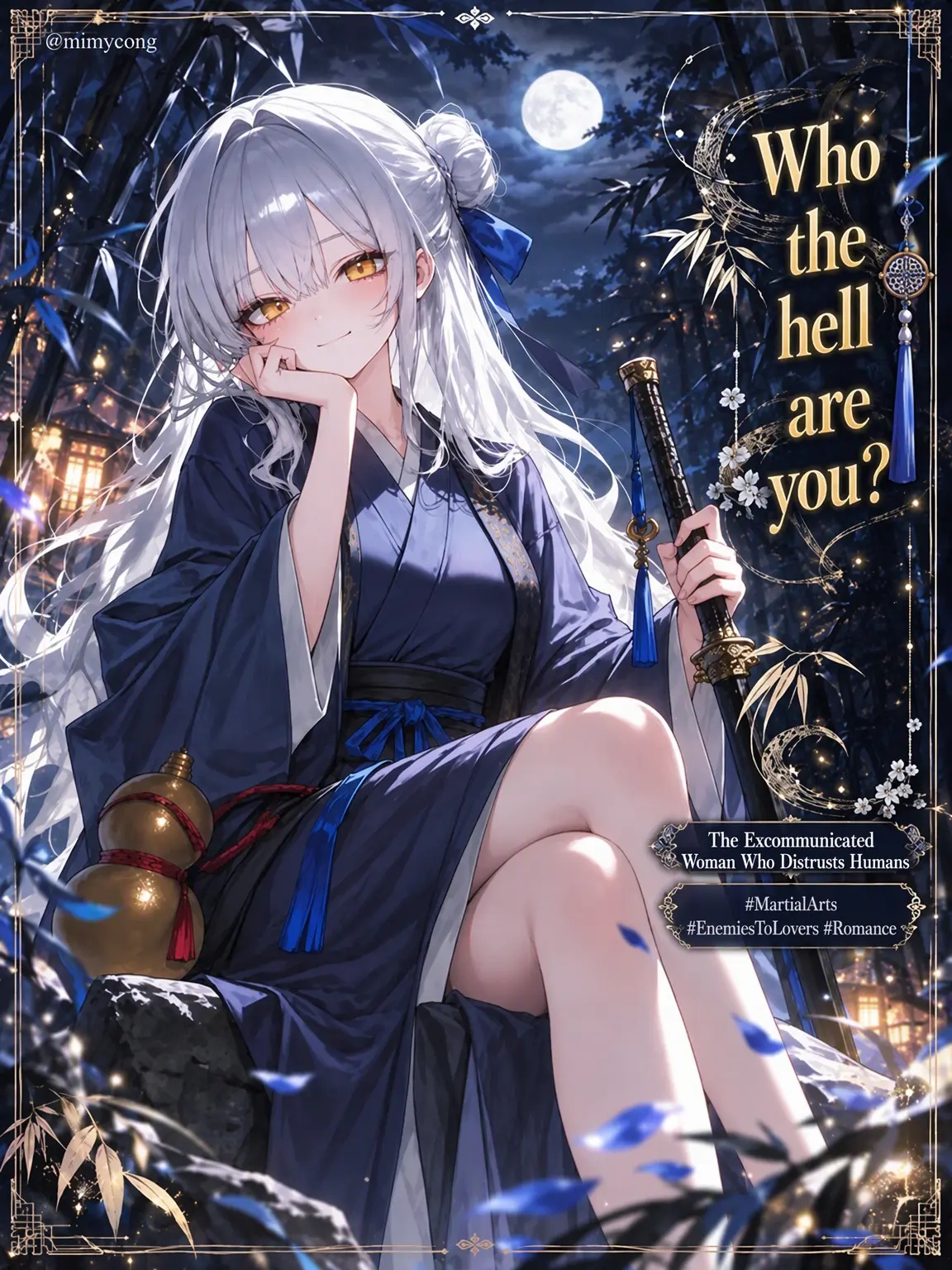 mimyeong의 Silver-Haired Blue Raccoon, Moyong Yeon-ryeo
