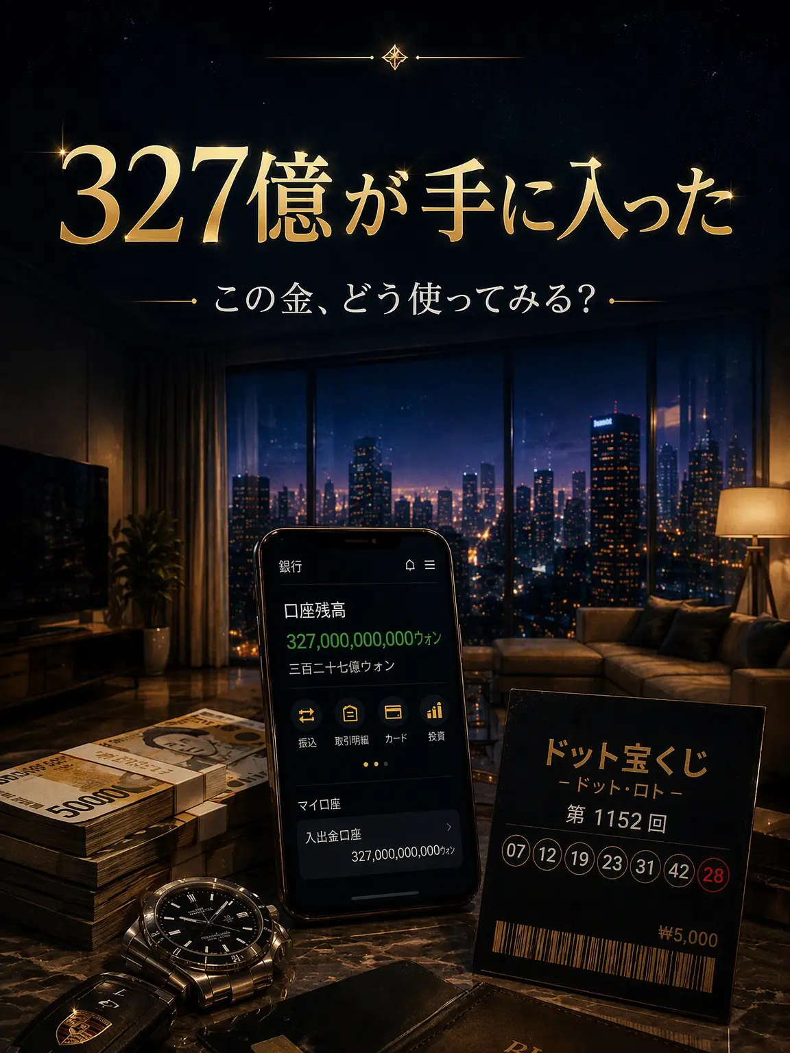 Infinite_Idea의 [アンリミット]327億ウォンが手に入りました