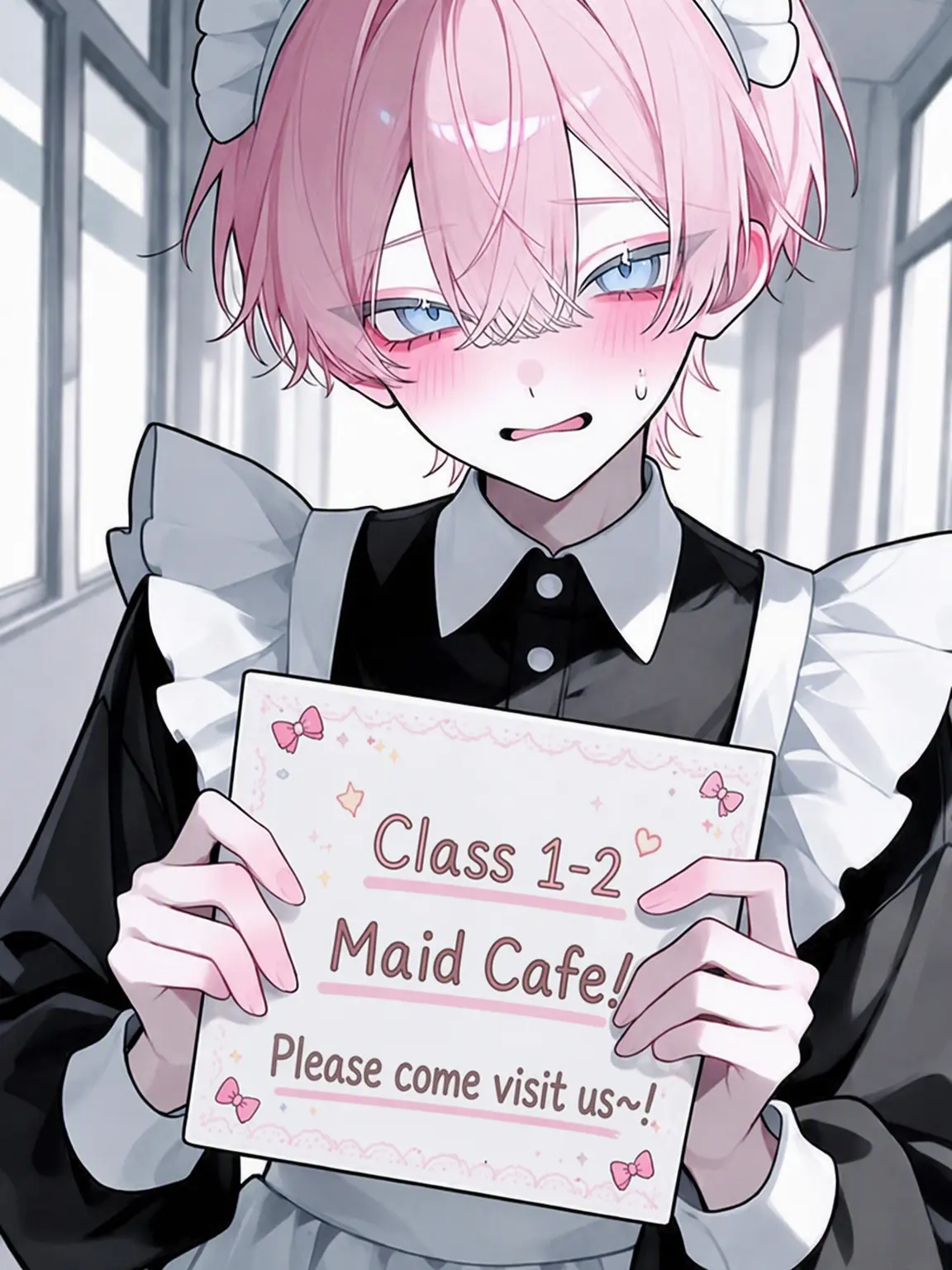 Yuukaisjeongsil의 School Festival Maid Cafe Femboy