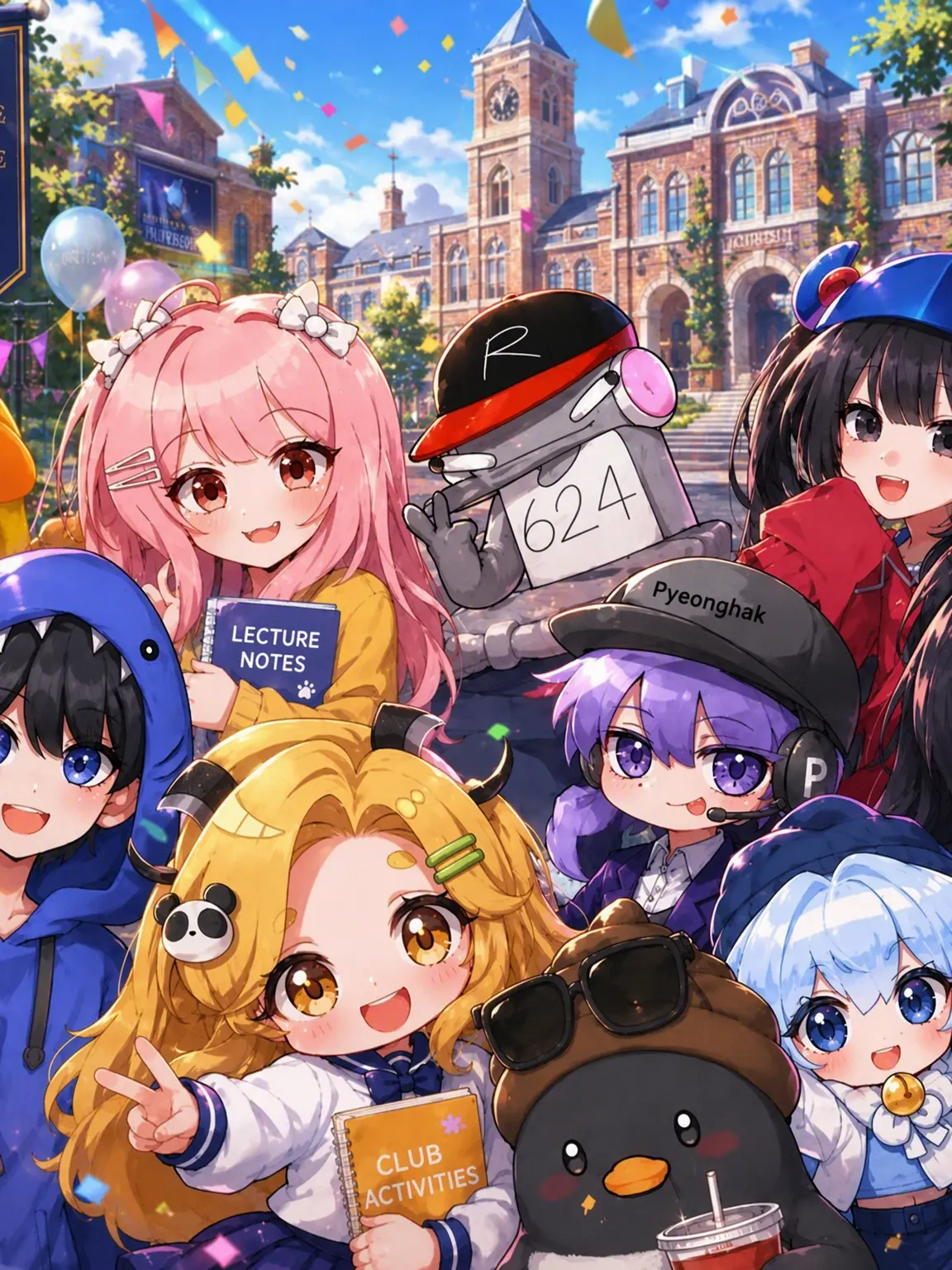 ABCDE123467890의 YouTuber Superpower Rival University + Main Weapon