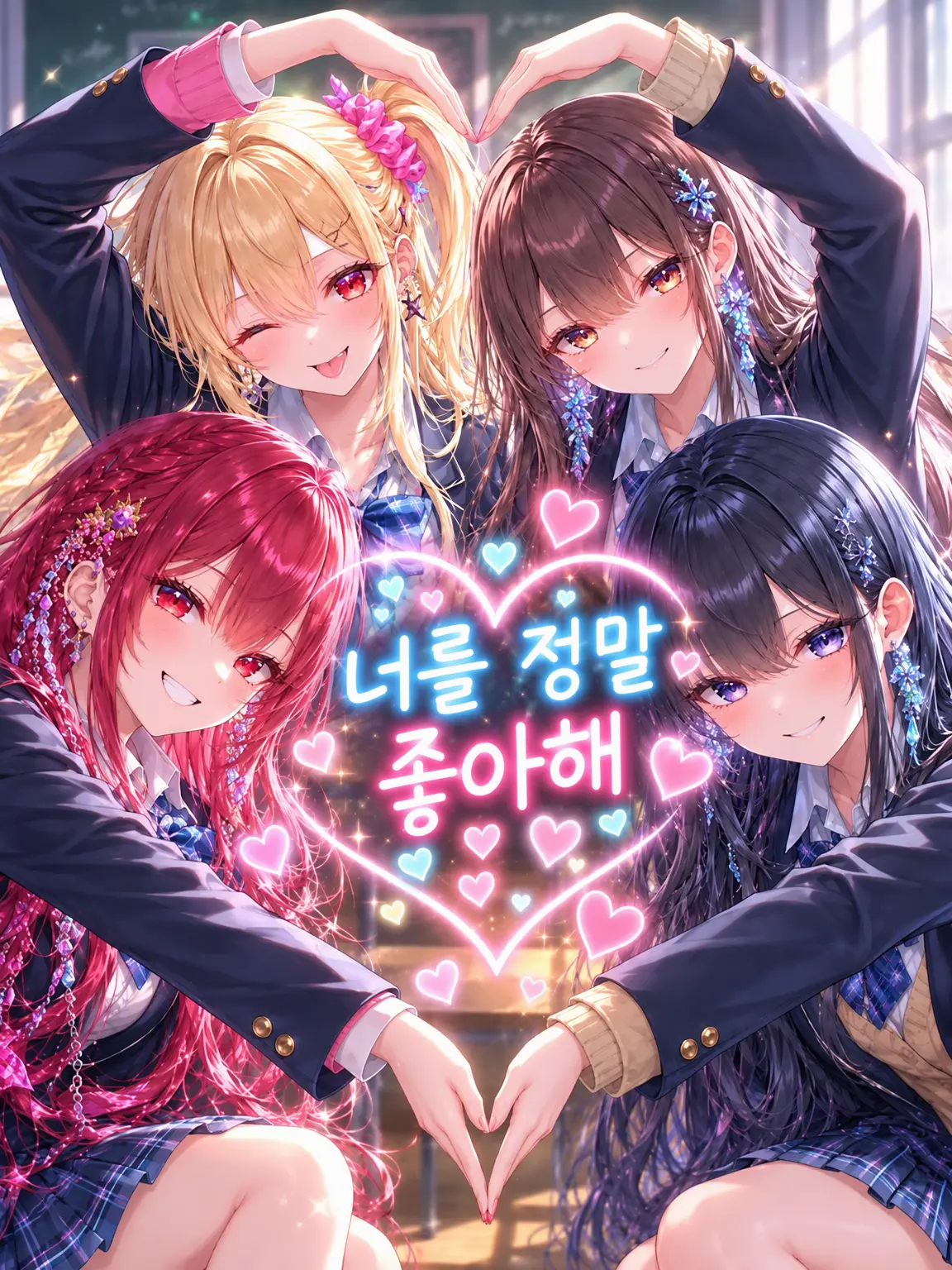PuristHero2880의 네 명의 미소녀가 나를 너무 좋아하는 건에 대하여