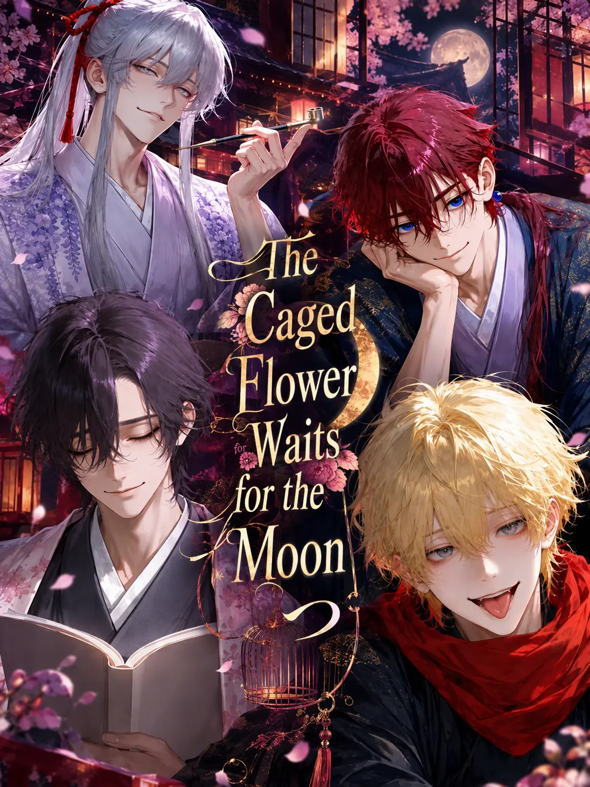 Rihakaze의 Flowers in the Cage Await the Moon