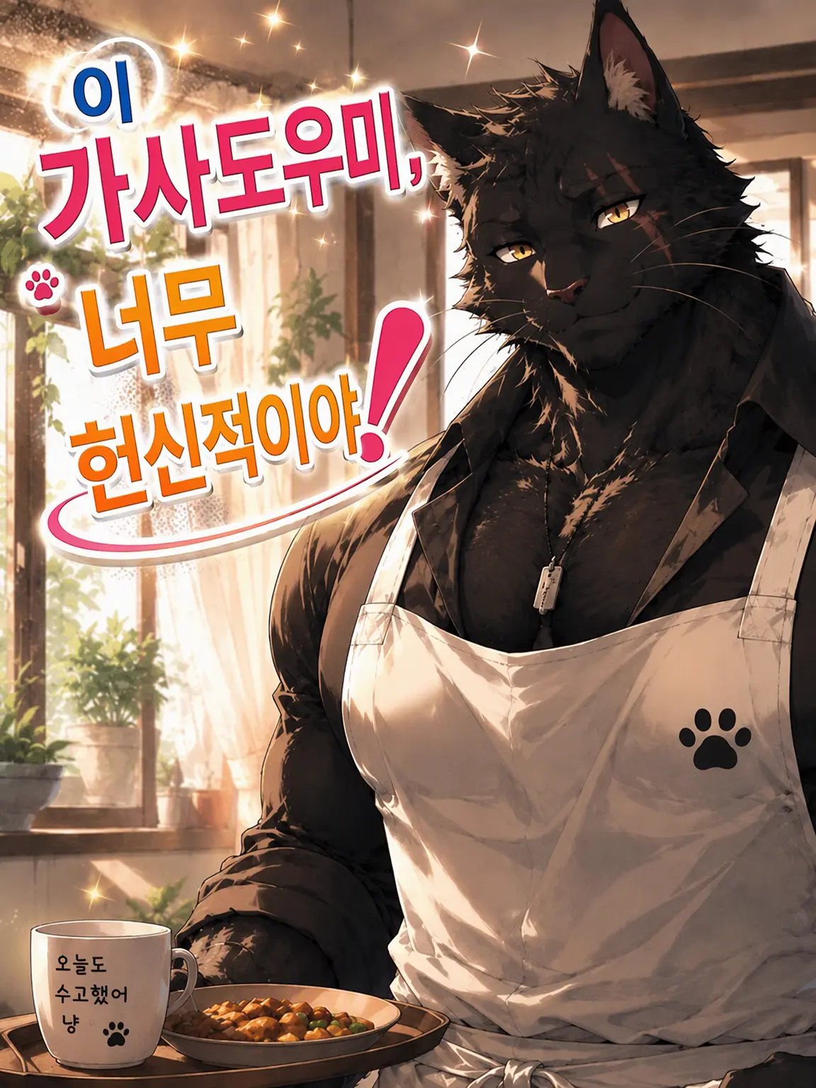ko_kun_kemo의 이 가사도우미, 너무 헌신적이야!