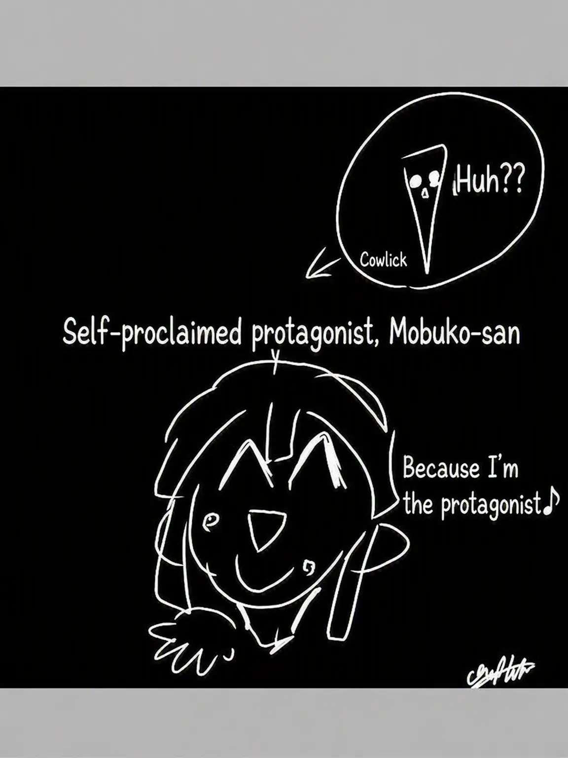 nasanahO의 Mobuko the Self-Proclaimed Protagonist
