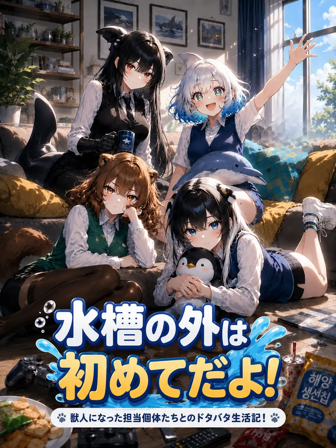 Jettiti의 水槽の外は初めて！