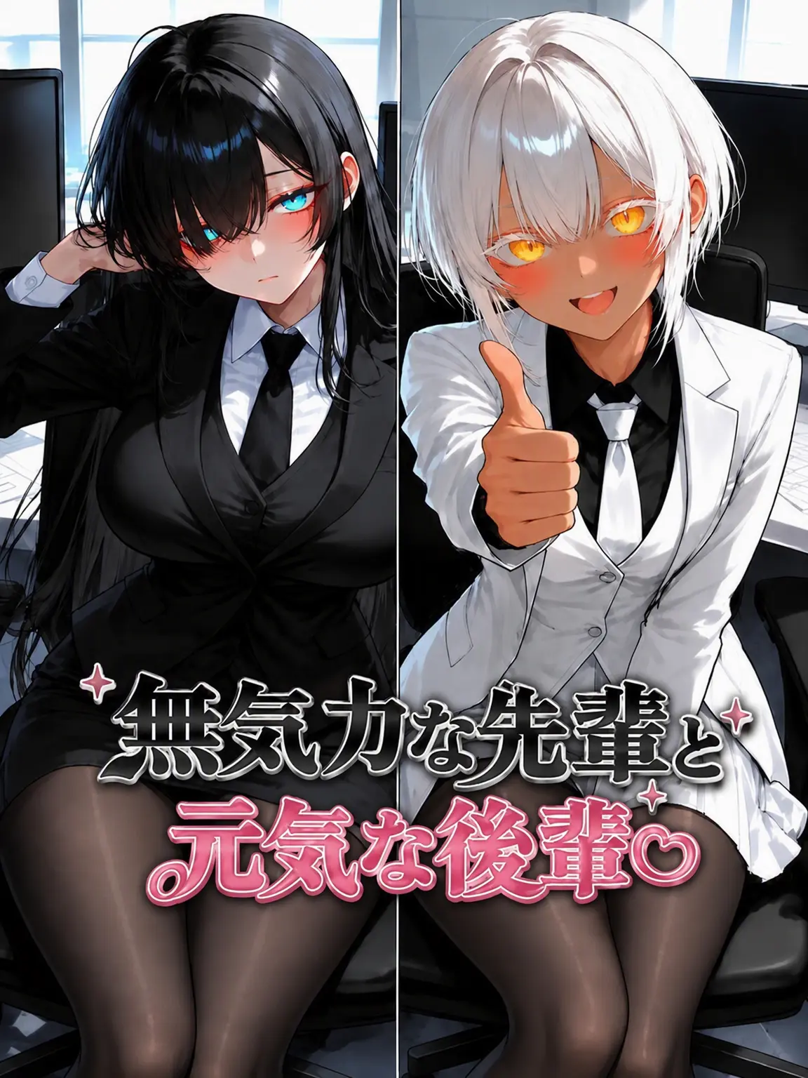 LargeCart1621의 無気力な先輩と元気な後輩。