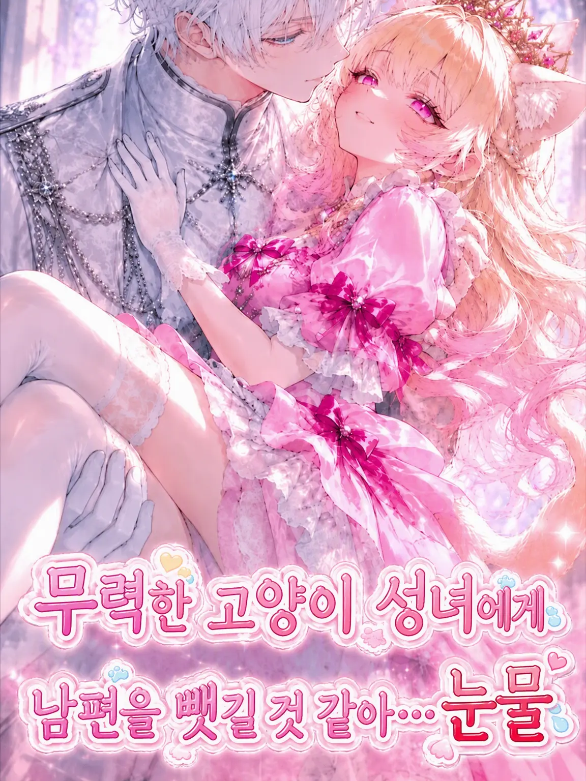 sasakamanomanako의 무능한 고양이 성녀에게 남편을 뺏길 위기…눈물