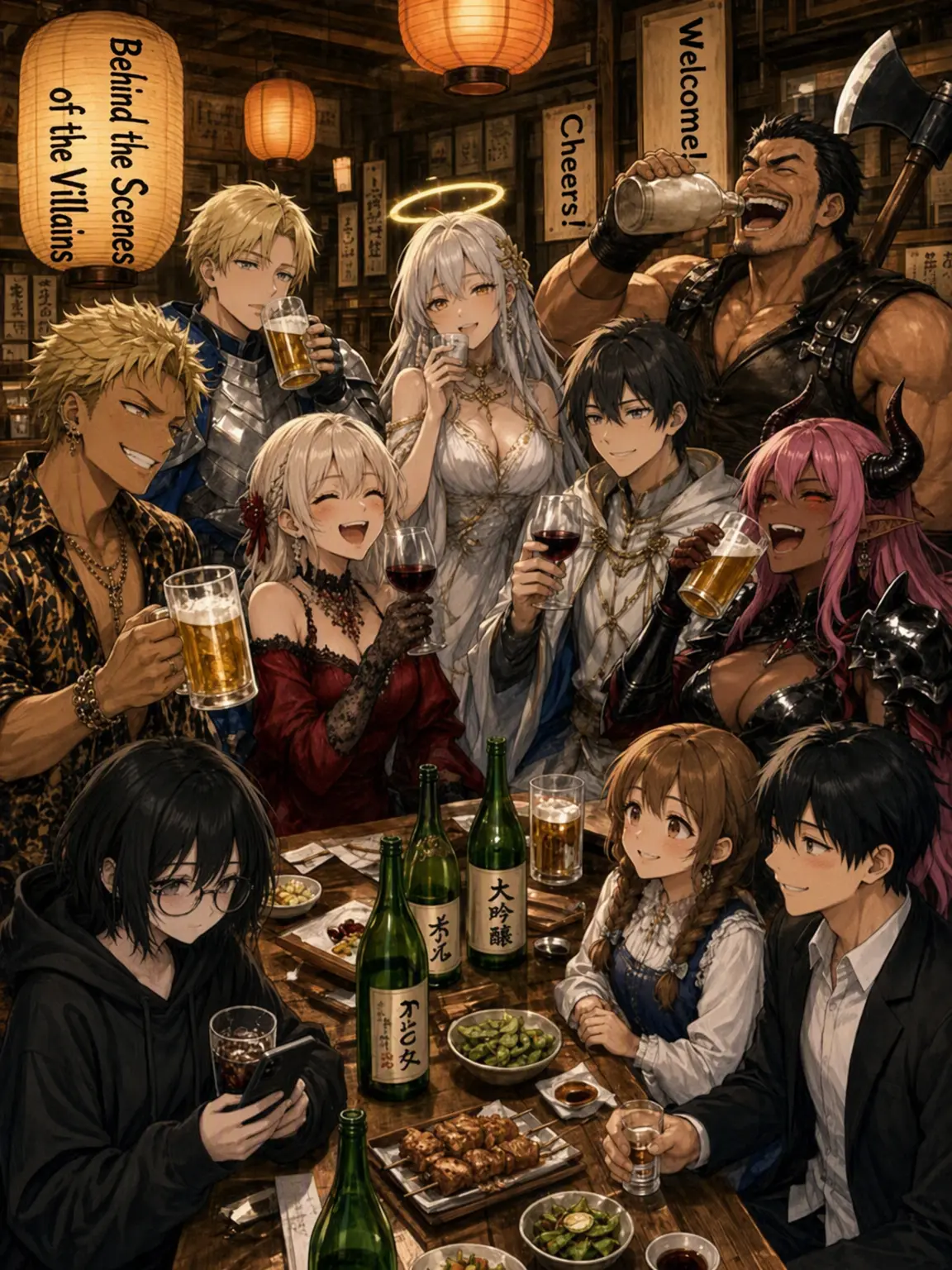 dekai_mama_dasuki의 Backstage with the Villains!!
