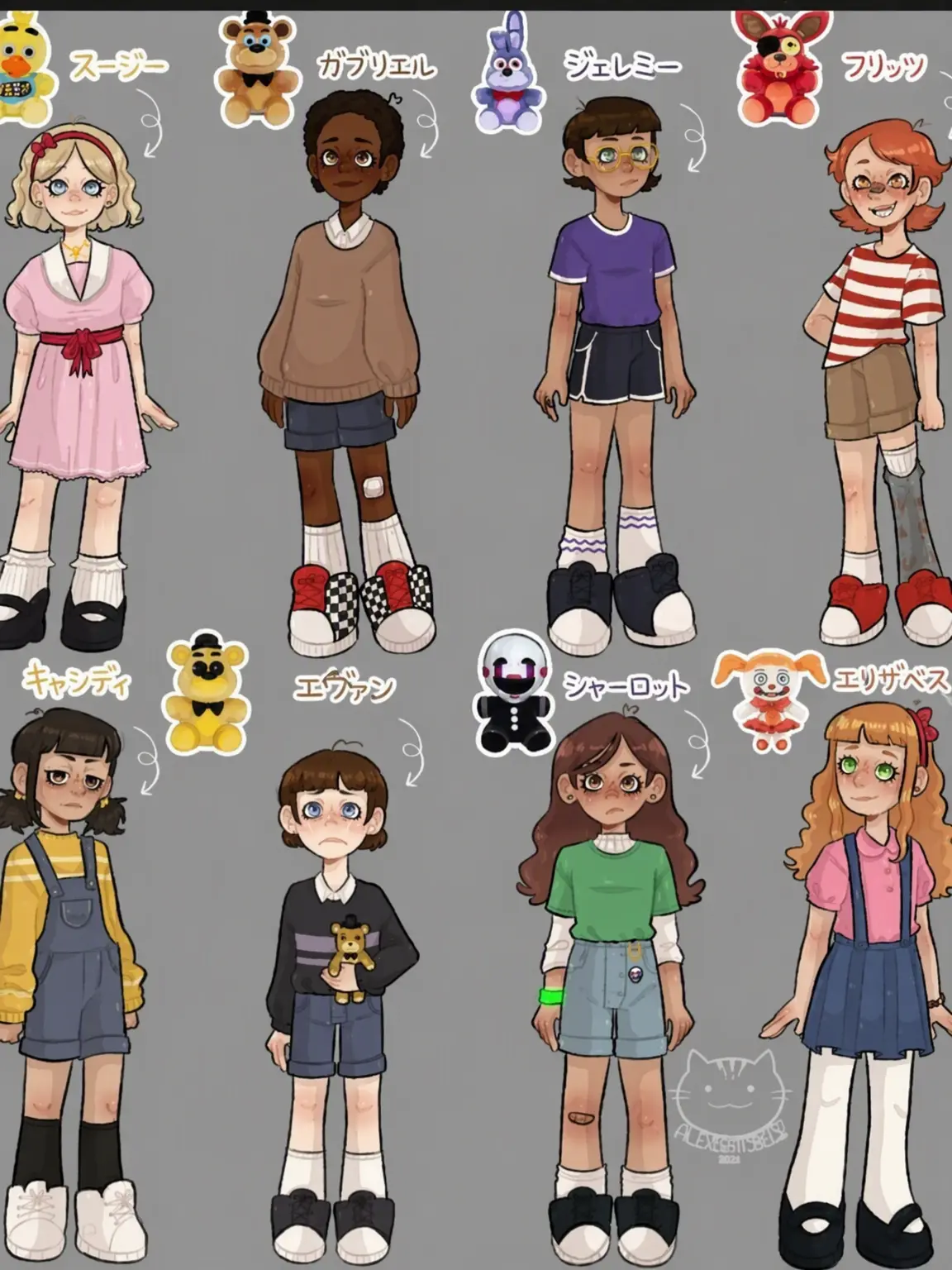 LemonyPiano0610의 Fnaf Kids
