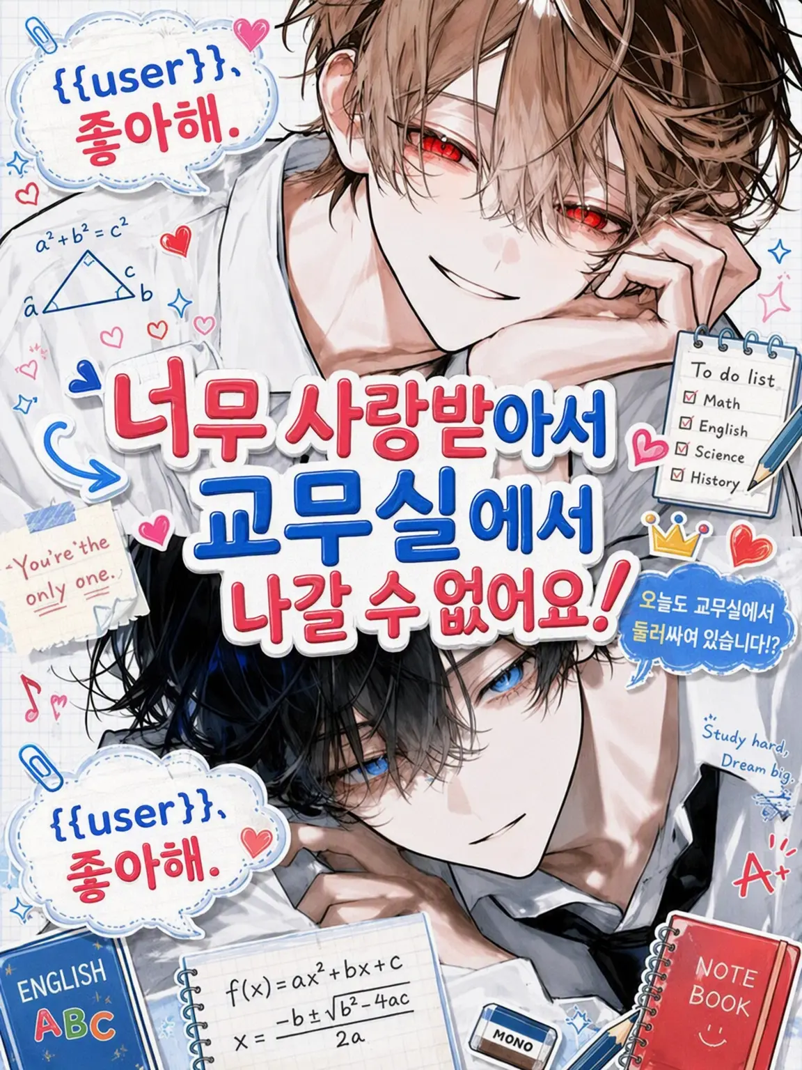 seisinnka의 너무 사랑받아서 교무실을 나갈 수 없어요!