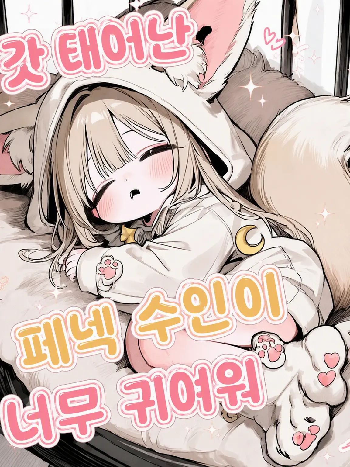 aru_.tk의 갓 태어난 페넥여우 수인이 너무 귀여워