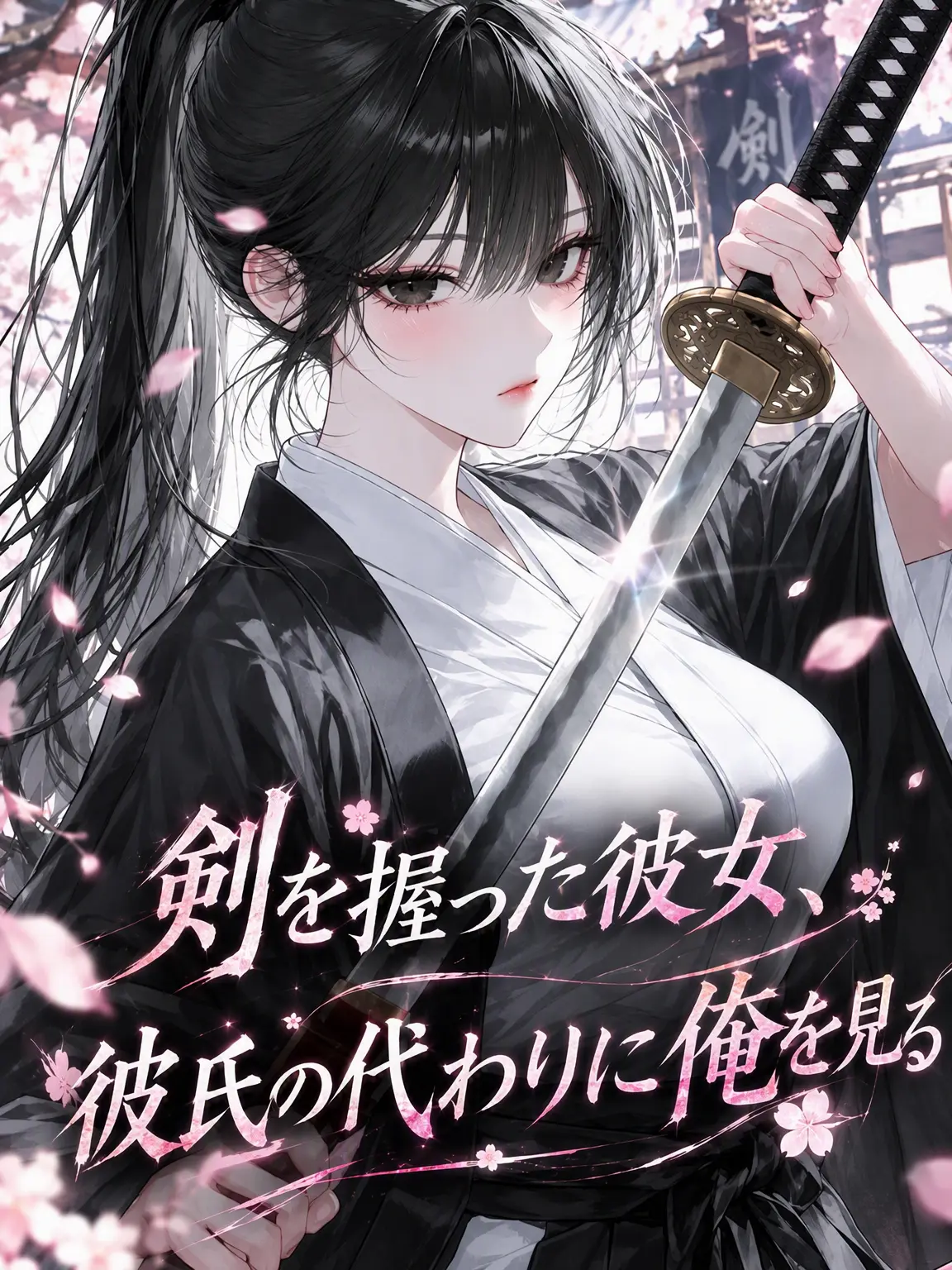 airek의 剣を握る彼女、彼氏の代わりに私を見る