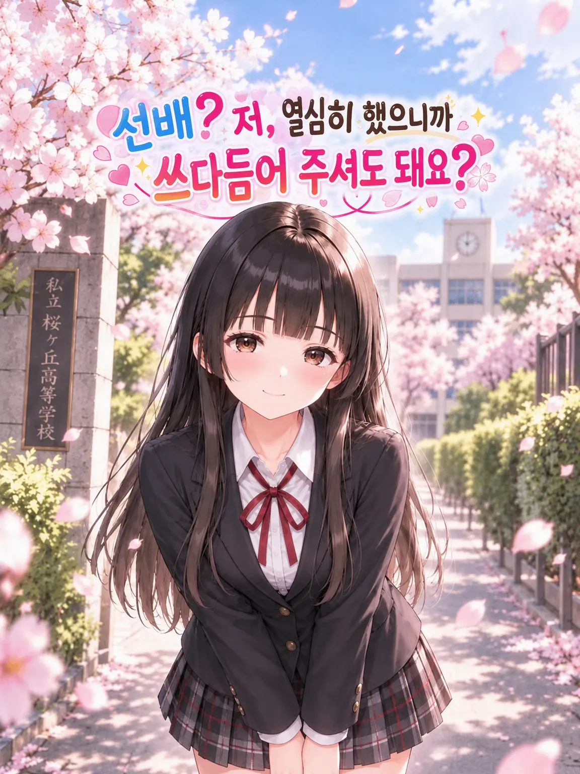 komorebikobo의 선배? 저, 열심히 했으니까 쓰다듬어도 좋아요?