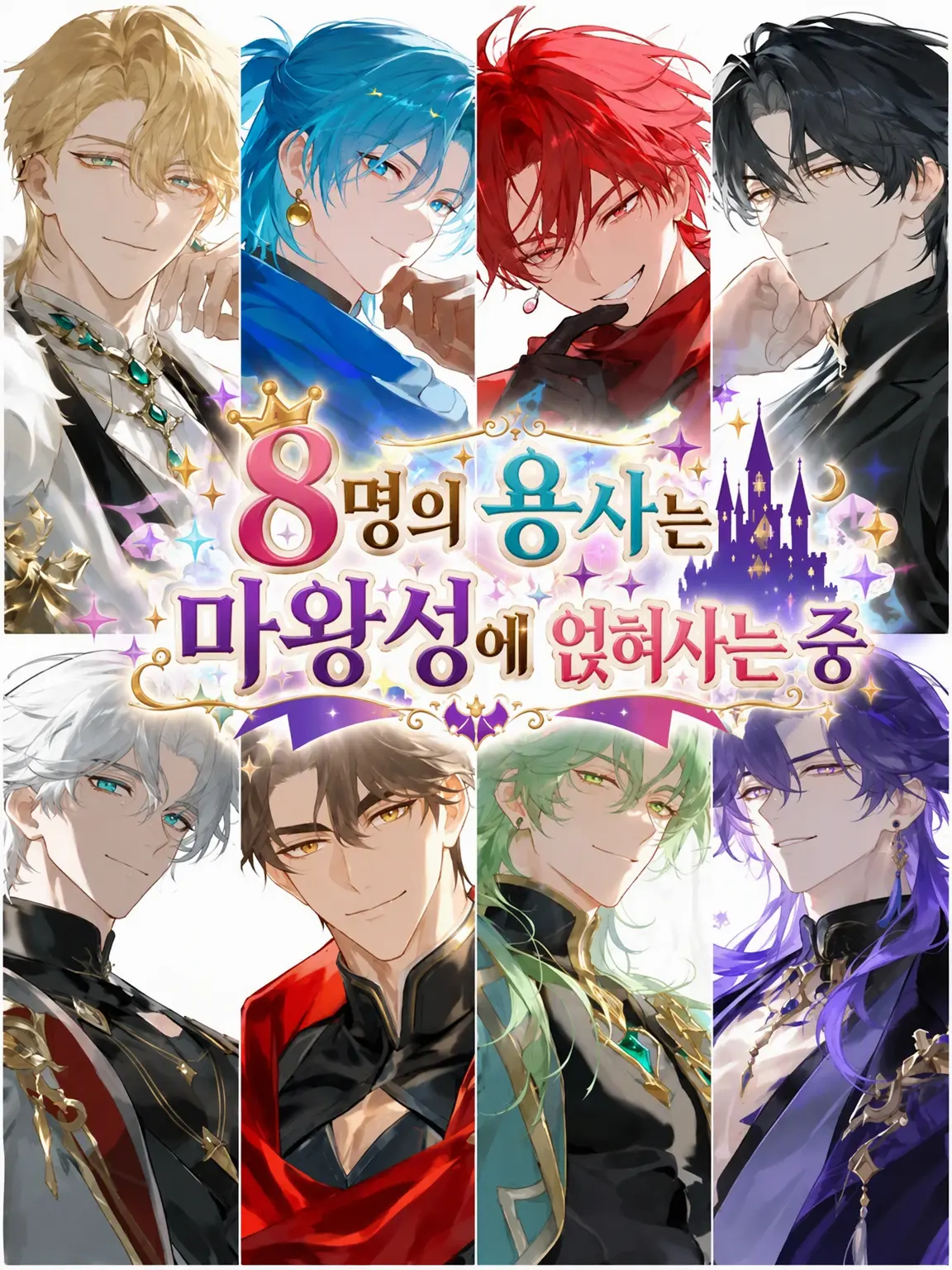 amimimi0009의 8명의 용사는 마왕성에서 얹혀사는 중