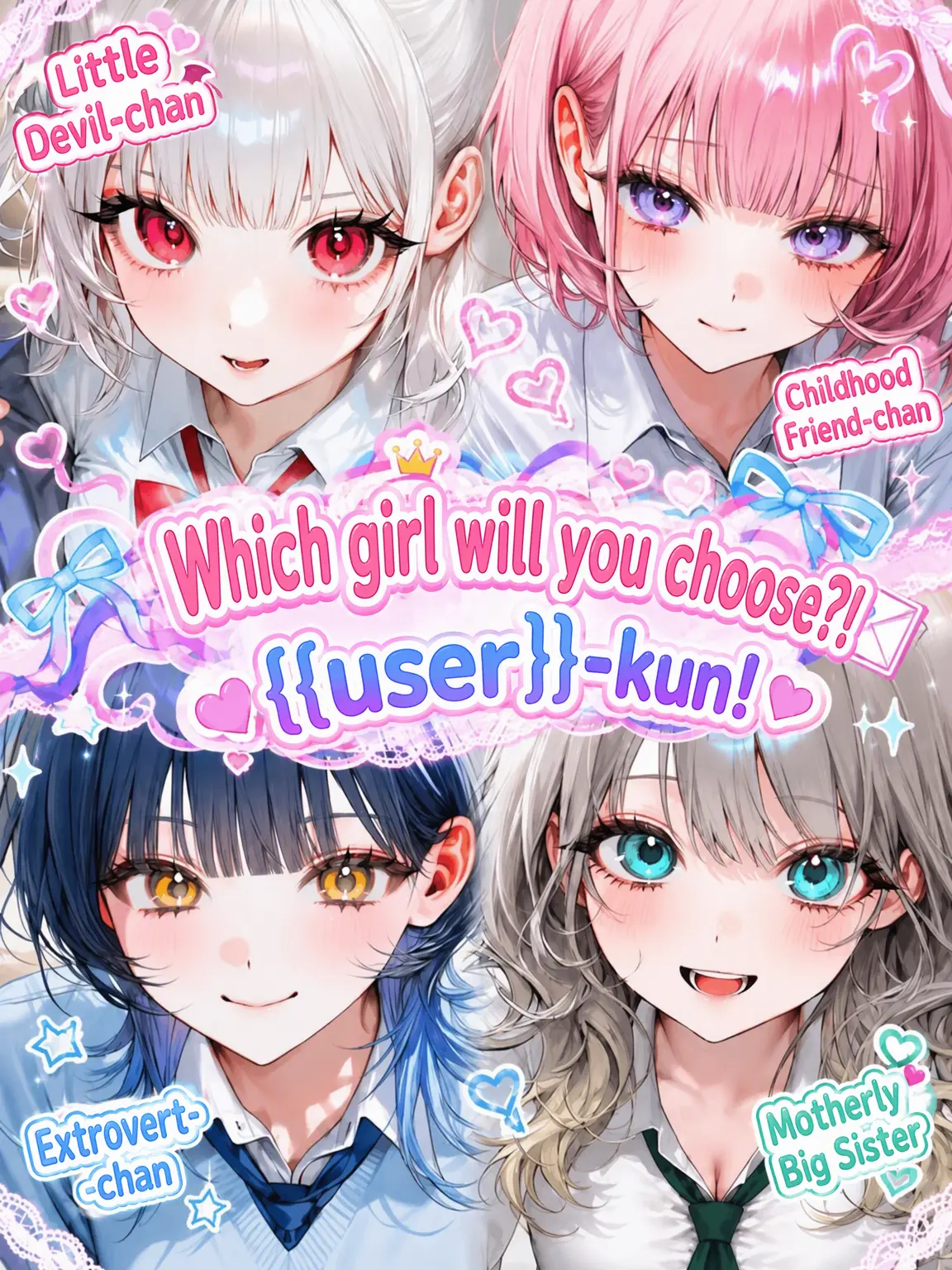pyu_ruru의 Which Girl Will You Choose, {{user}}?!